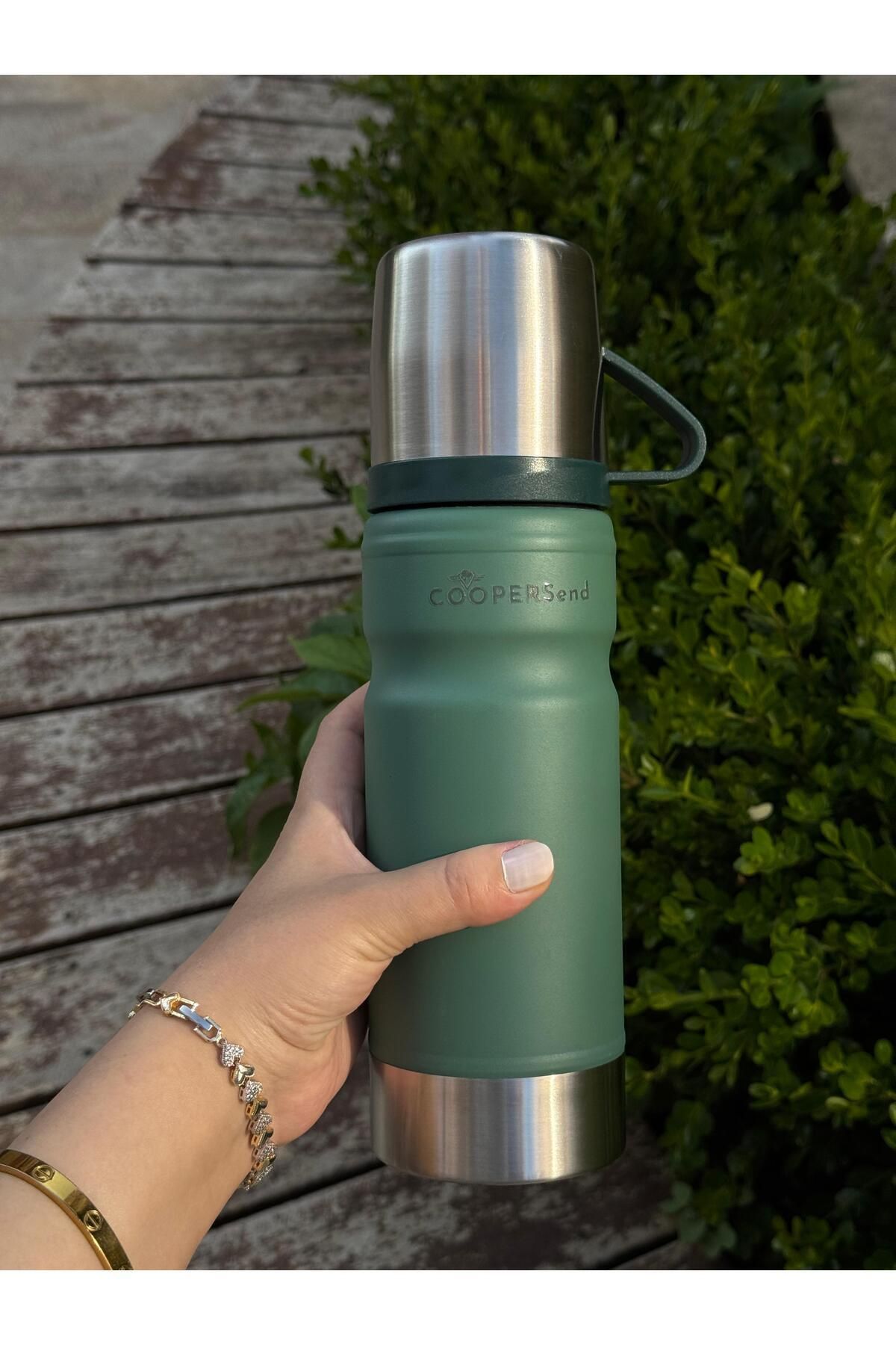 EVALEIN Coopersend 4’lü Kamp Termos Seti - 680 ML