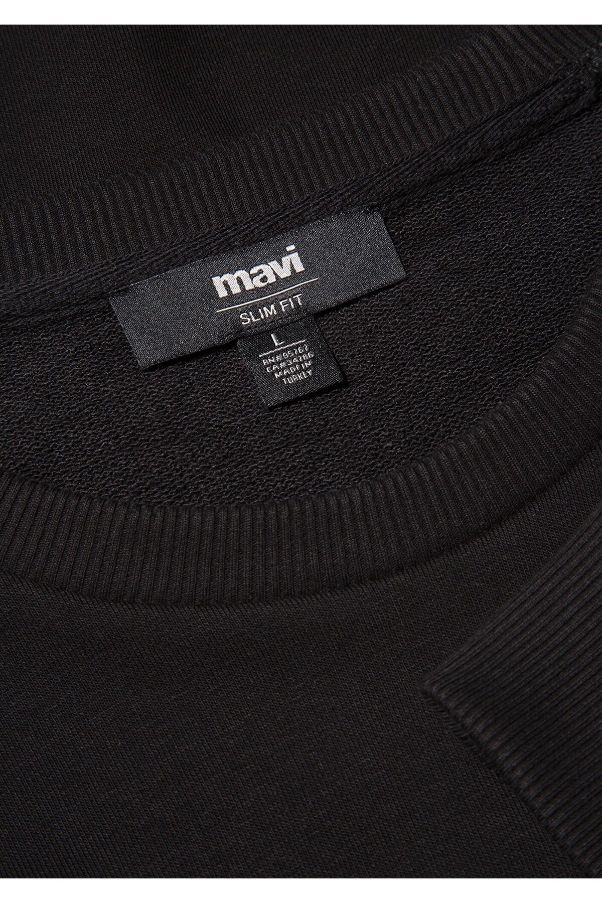 Mavi-Μαύρο φούτερ Crew Neck - Basic Model 065751 -900 6