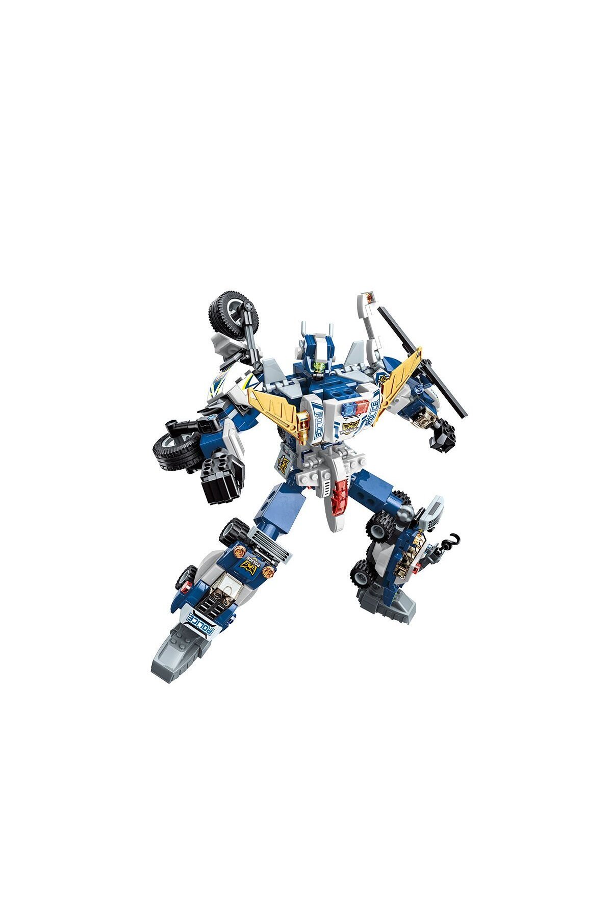 بازیچه دخترانه و پسرانه کی‌پی-۴۱۱۰۴ مجموعه بلوک خودروهای پلیس کیپلی – واگن لایف اسباب‌بازی دخترانه و پسرانه