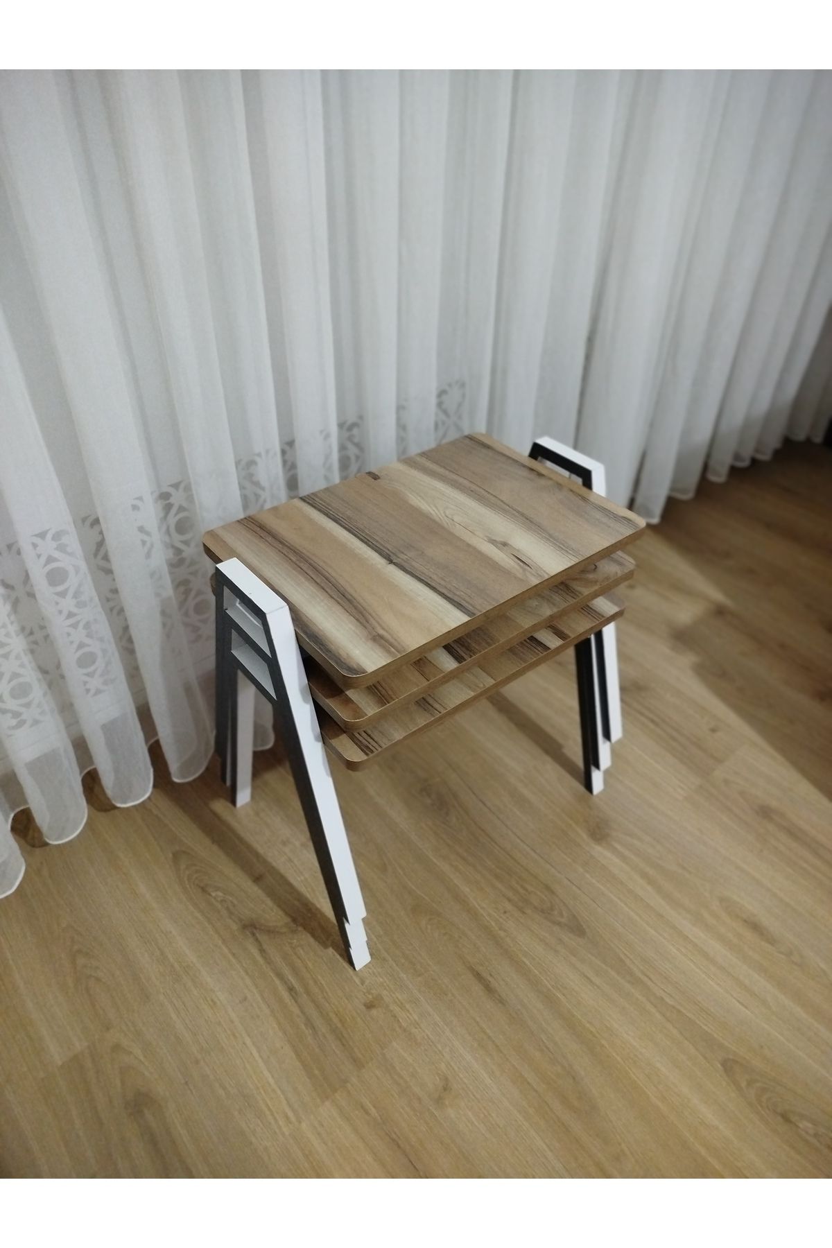 GÜVENÇ Zigon Sehpa 3'lü Tepsi Model