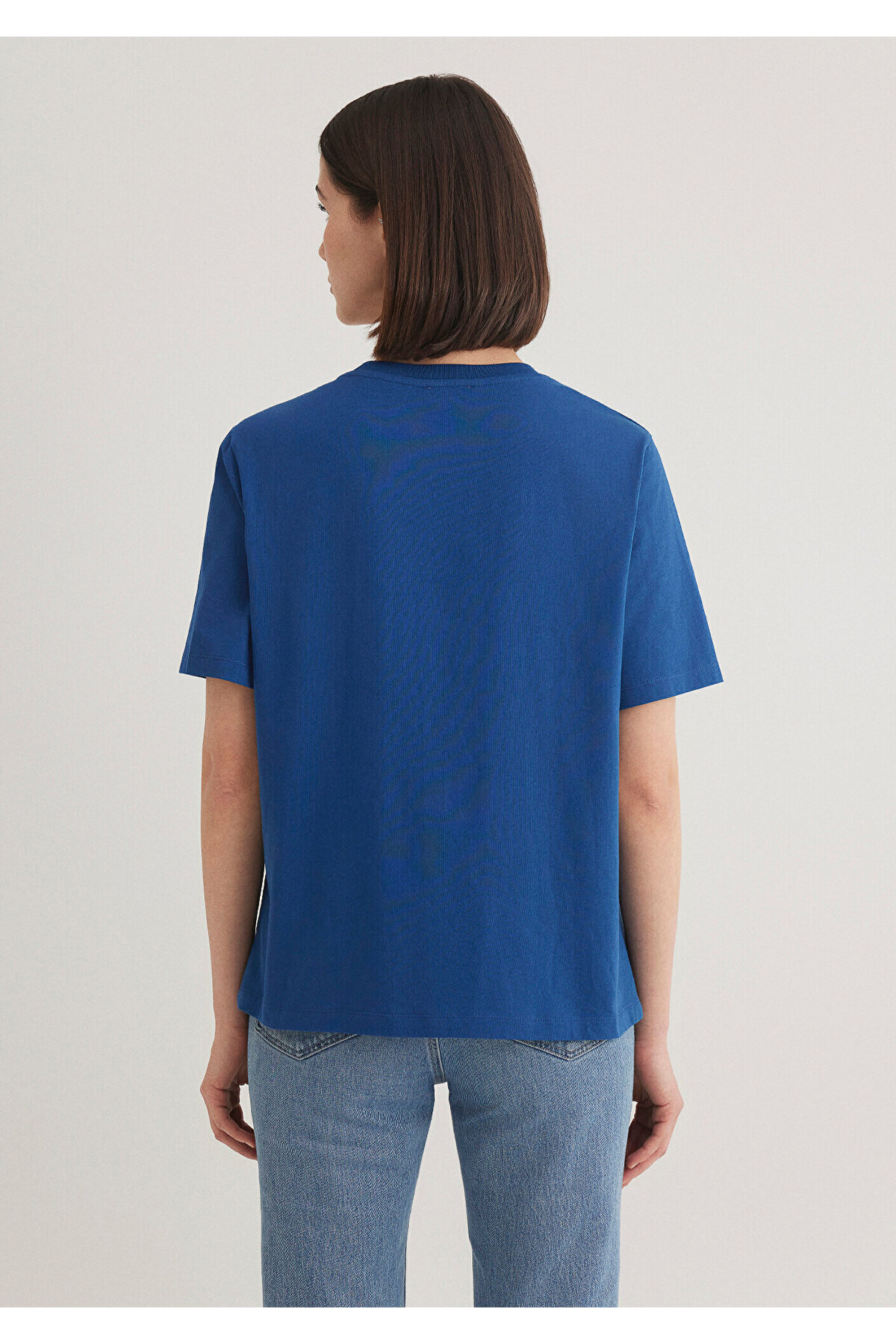 Mavi-Marineblaues T-Shirt mit Logo-Print, reguläre Passform 1611594 -82625 5