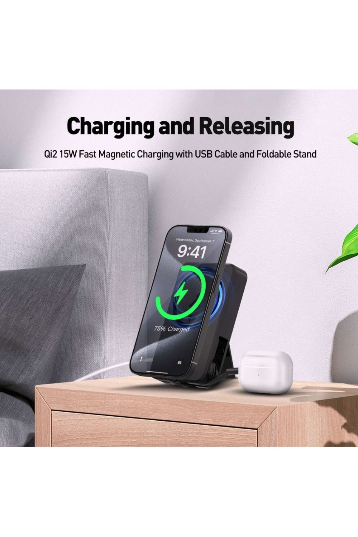 Joda-MagQ 10000mAh Portable Battery with Built-in Type-C Cable 2