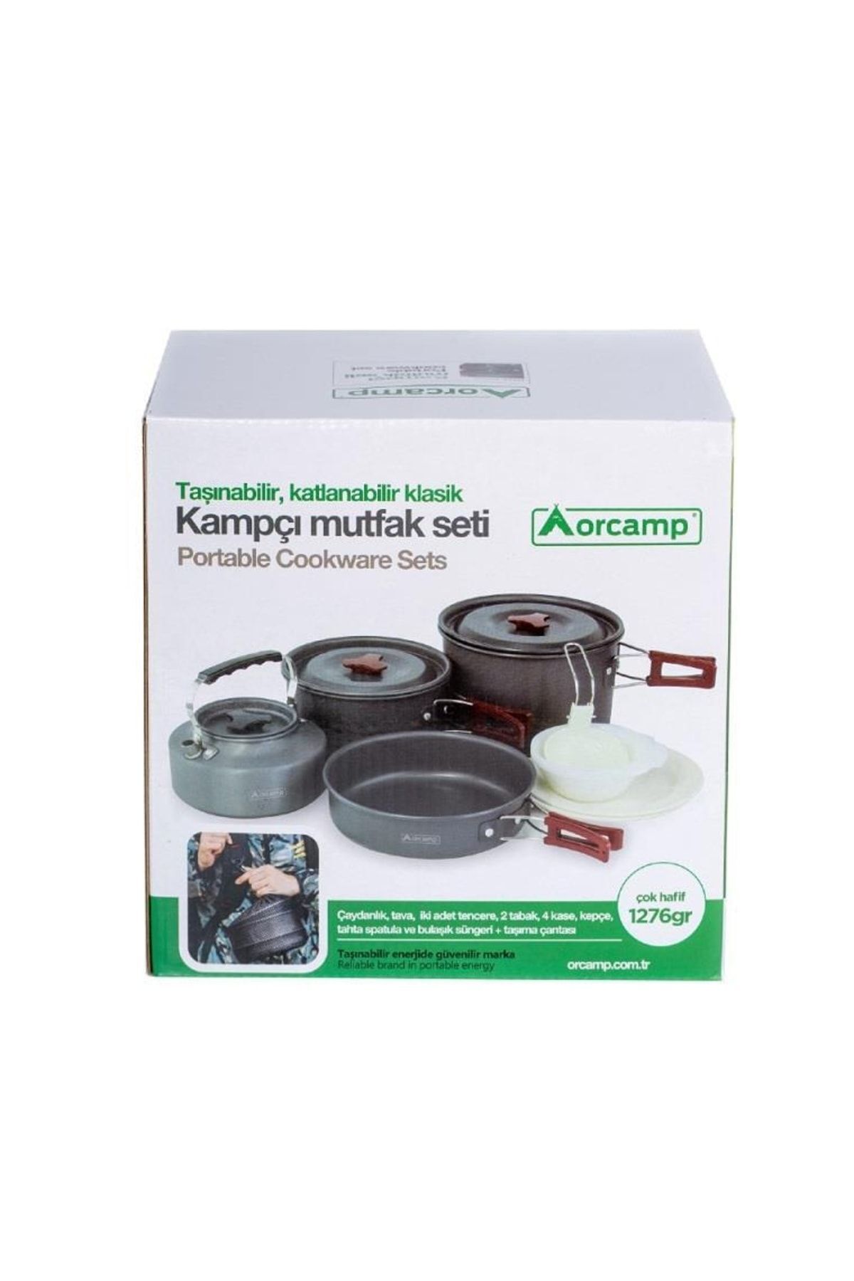 Orcamp-Camping Cookware Set 4-Piece Cookware-out-1050 3