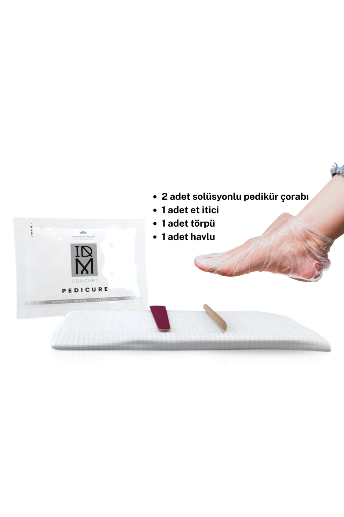 IDM CONCEPT 2 Adet IDM Concept Pedikür Çorabı