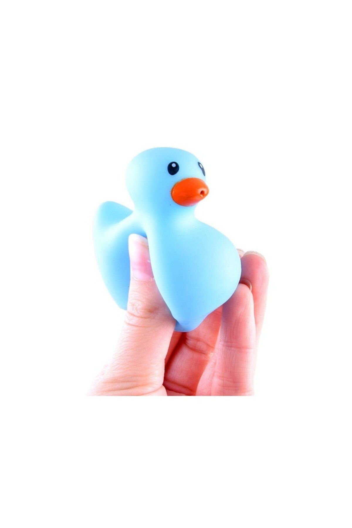 indiggo-Set of 6 Bath Ducks, Rubber Squeeze Ducks, Splashing and Multicolored 3