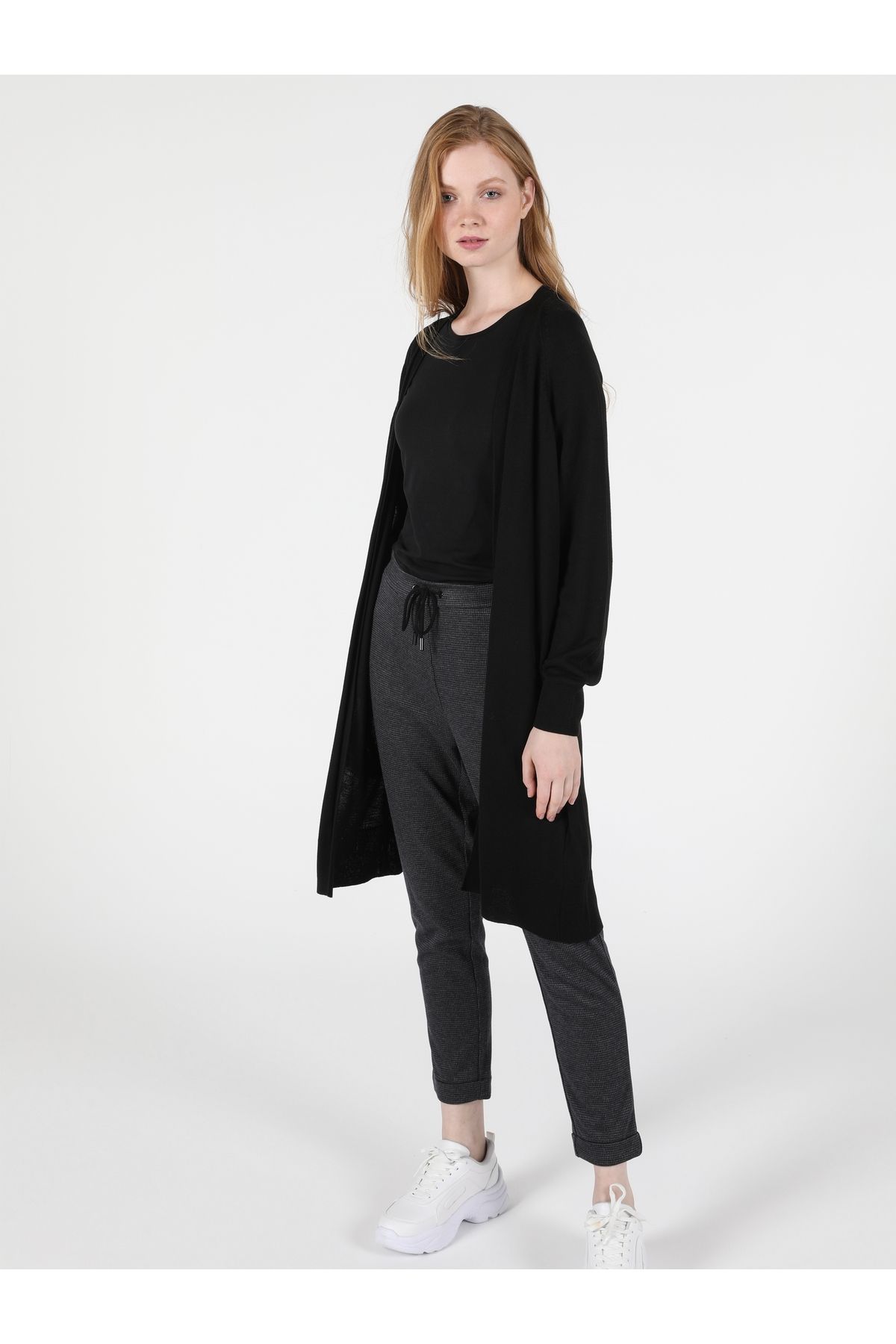 Colin's-Black Regular Fit Women's Cardigan - Cl 1050370 3