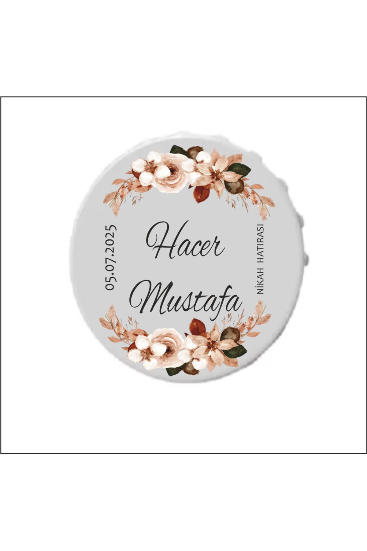 bertekdijital Bertek Dijital 10 Adet Düğün Nişan Nikah Kapak Magnet Açacak Kp03-10
