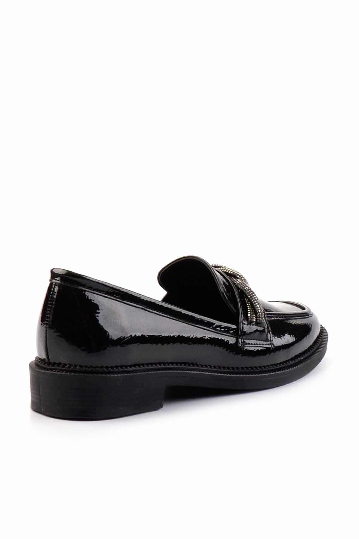 Bambi-Μαύρα γυναικεία παπούτσια loafer K01474000808 4