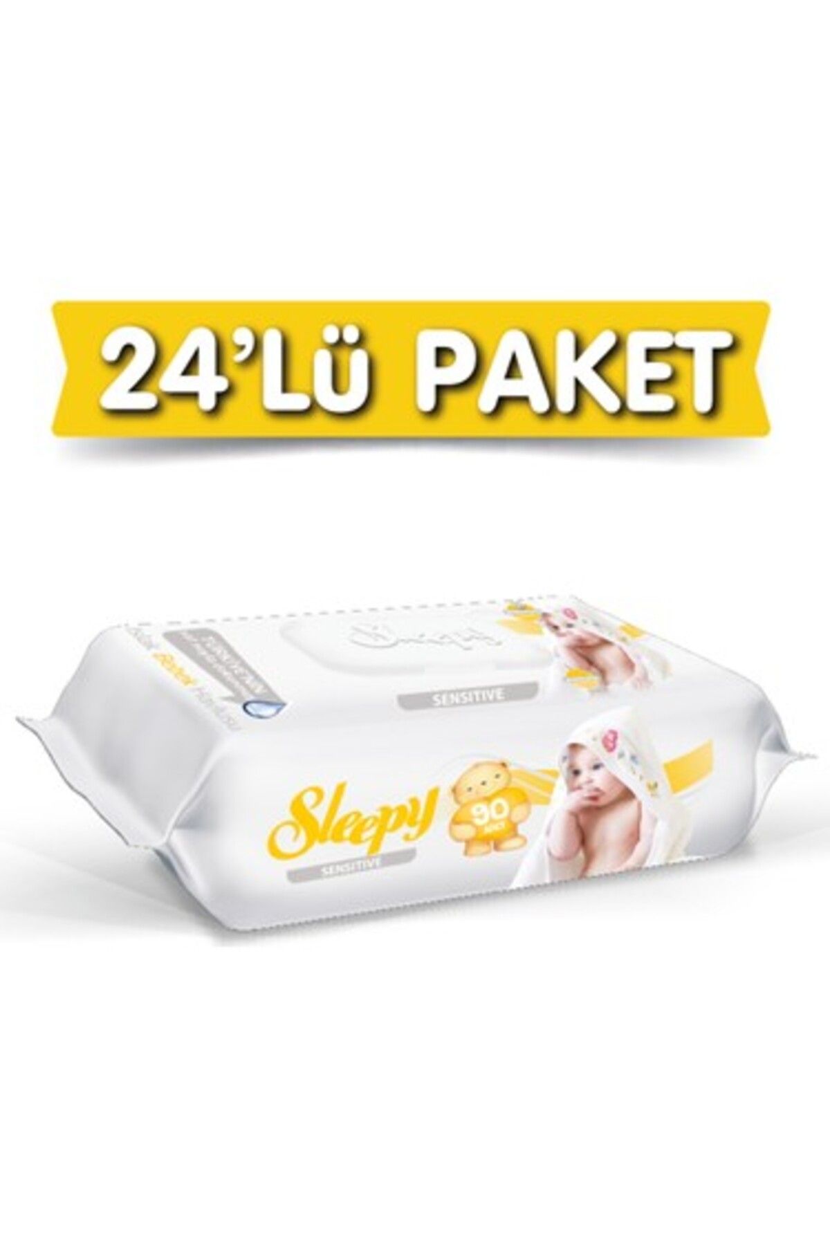 Sleepy-Wet Towel Sensitive 90 Pack 24 Pack 2160 Sheets 2