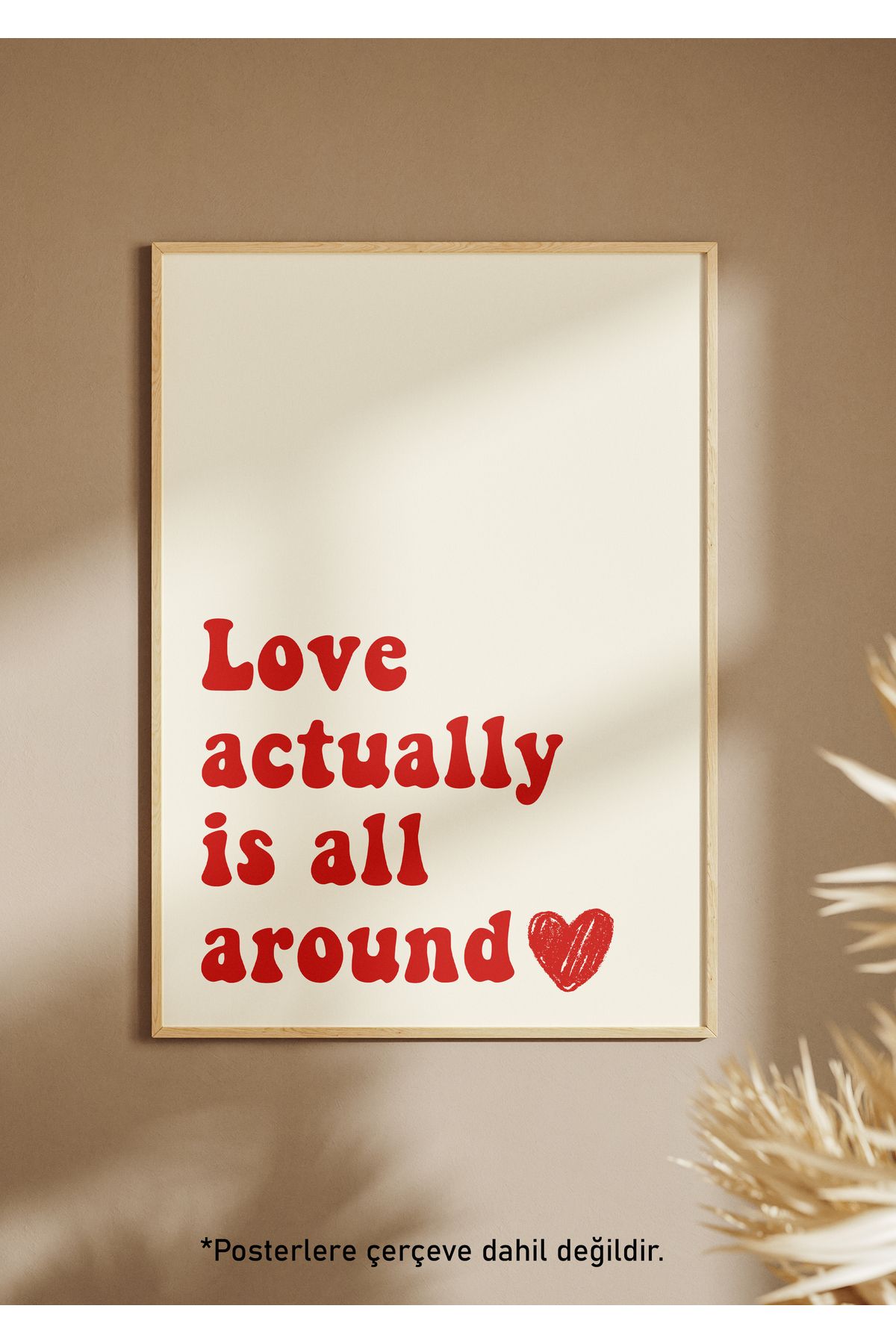 One Little Happiness LOVE ACTUALLY Poster Estetik Duvar Posteri , Çerçevesiz Poster