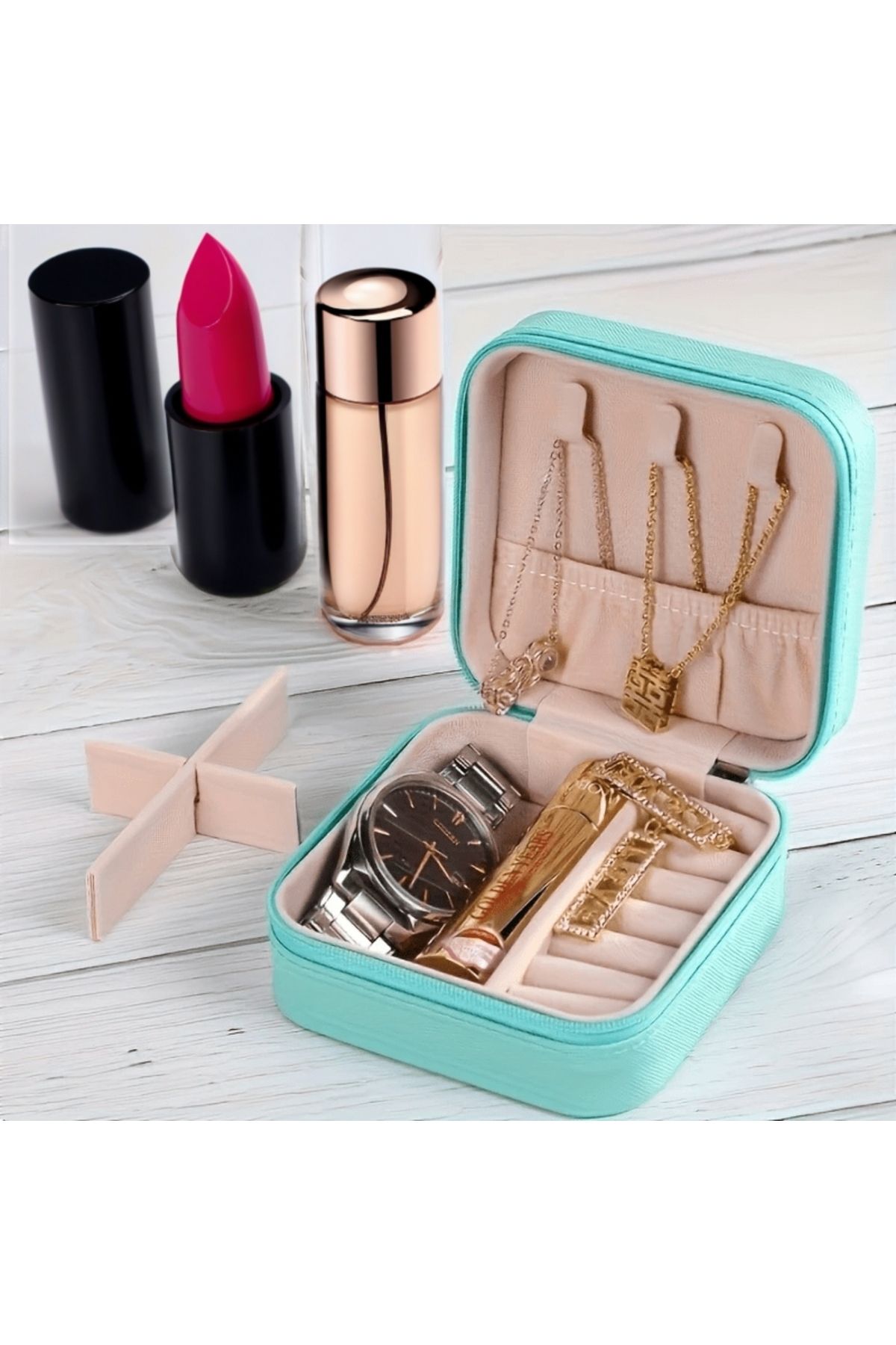 shop Takı Kutusu Seyahat Boy Mücevher Kutusu Aksesuar Organizer