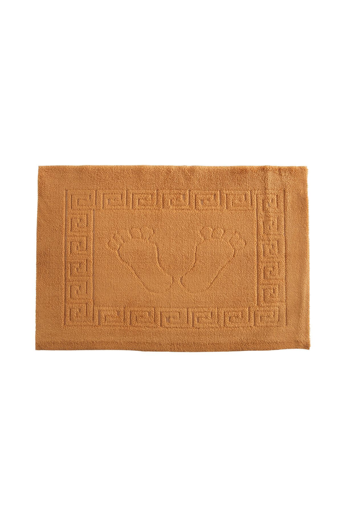 MirCotton Ayak Havlusu Kaydırmaz Jakarlı 45x65 Banyo havlusu