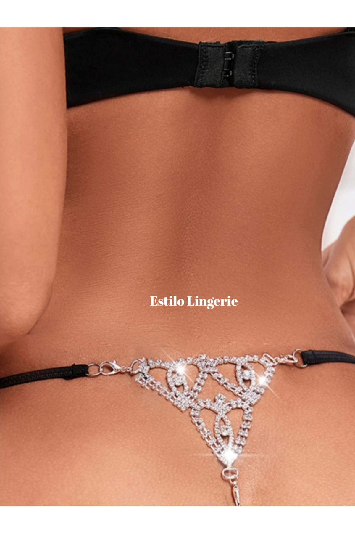 BELİ AYARLANABİLİR AKSESUARLI BRAZİLİAN KÜLOT BRAZİLİAN TANGA TAŞLI STRİNG
