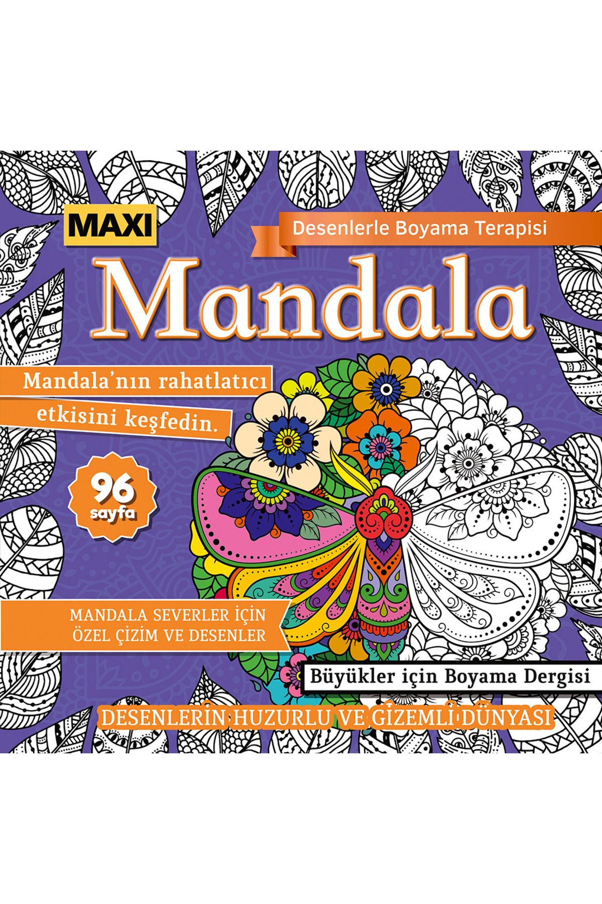 MAXİ Maxi Mandala Desenlerle Boyama Terapisi 012