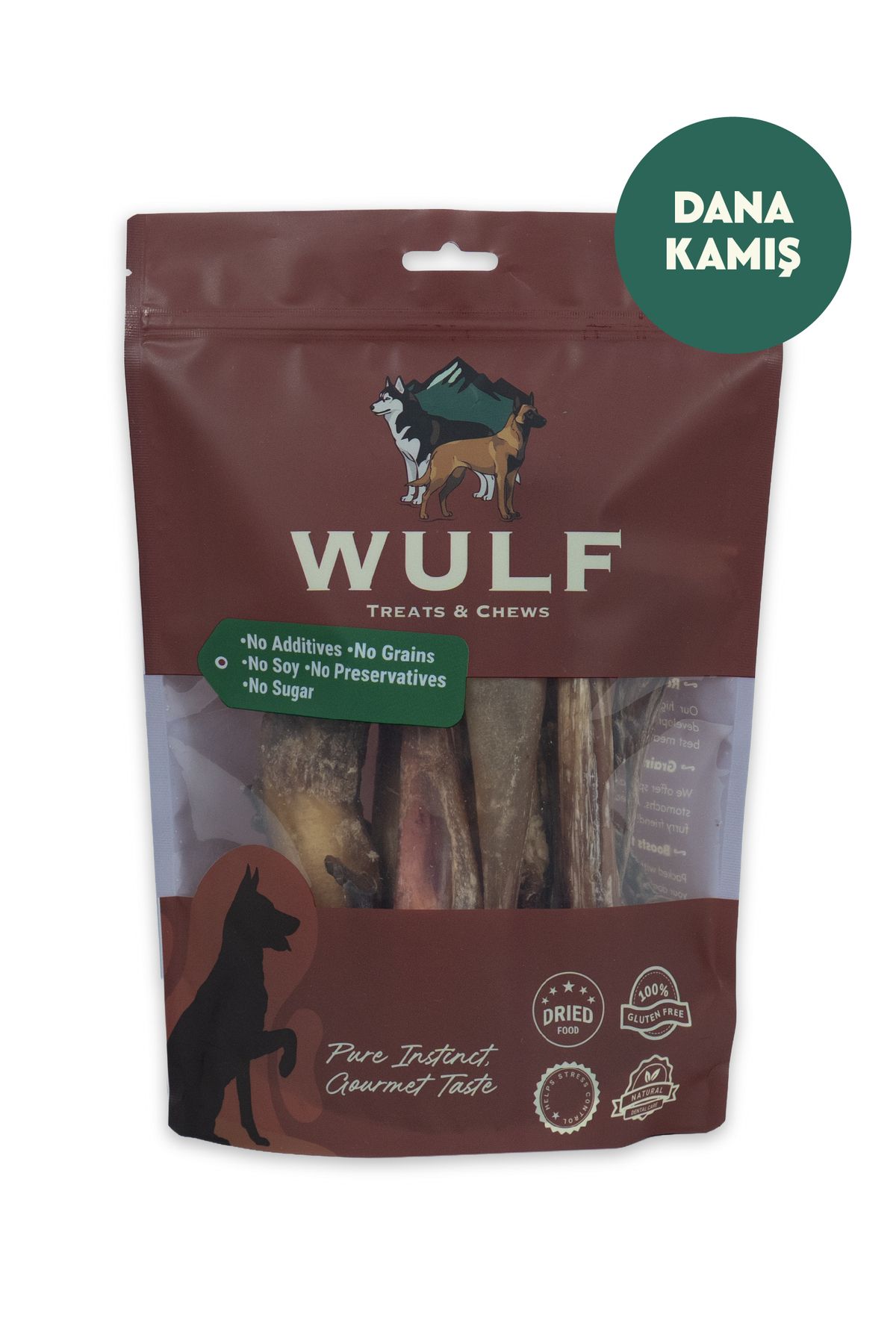 WULF Dana Kamış %100 Doğal Köpek Ödül Maması