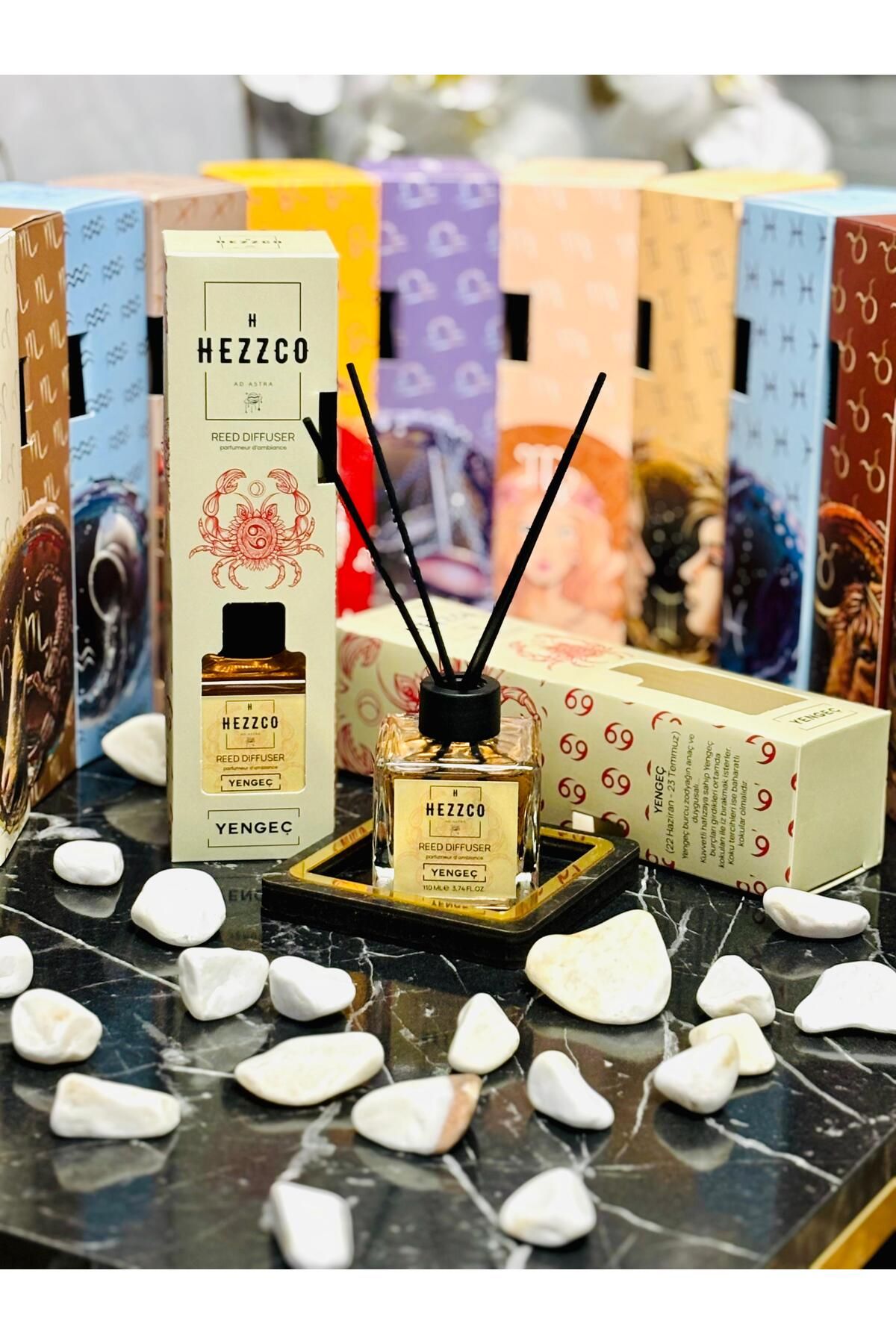HEZZCO YENGEÇ BURCU – BAMBU ÇUBUKLU ODA KOKUSU (110 ml)