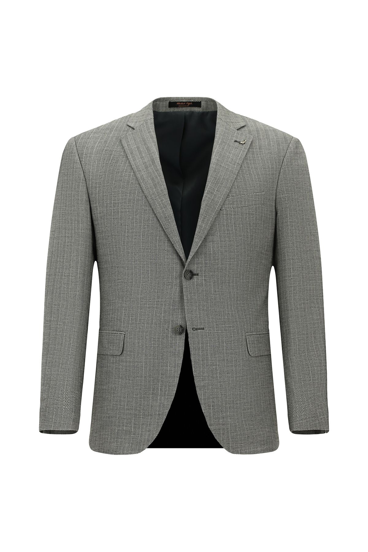 Kiğılı-Regular Fit Linen Blend Patterned Jacket 1