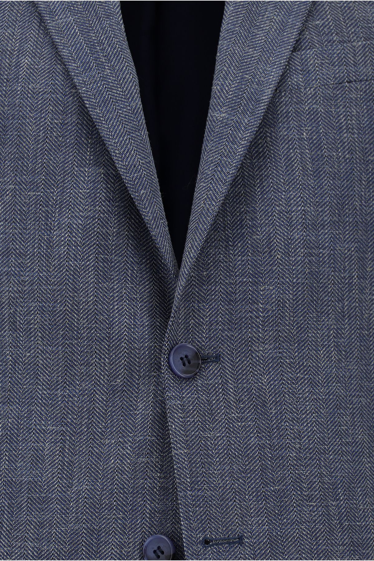 Kiğılı-Regular Fit Linen Blend Patterned Jacket 3
