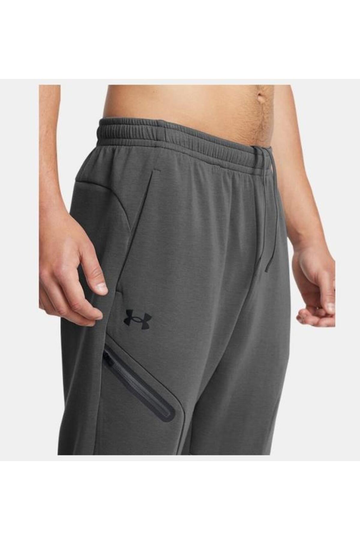شلوار گرمکن ورزشی مردانه راسته کشسان | آندر آرمور Under Armour 5003251258 - تصویر 6