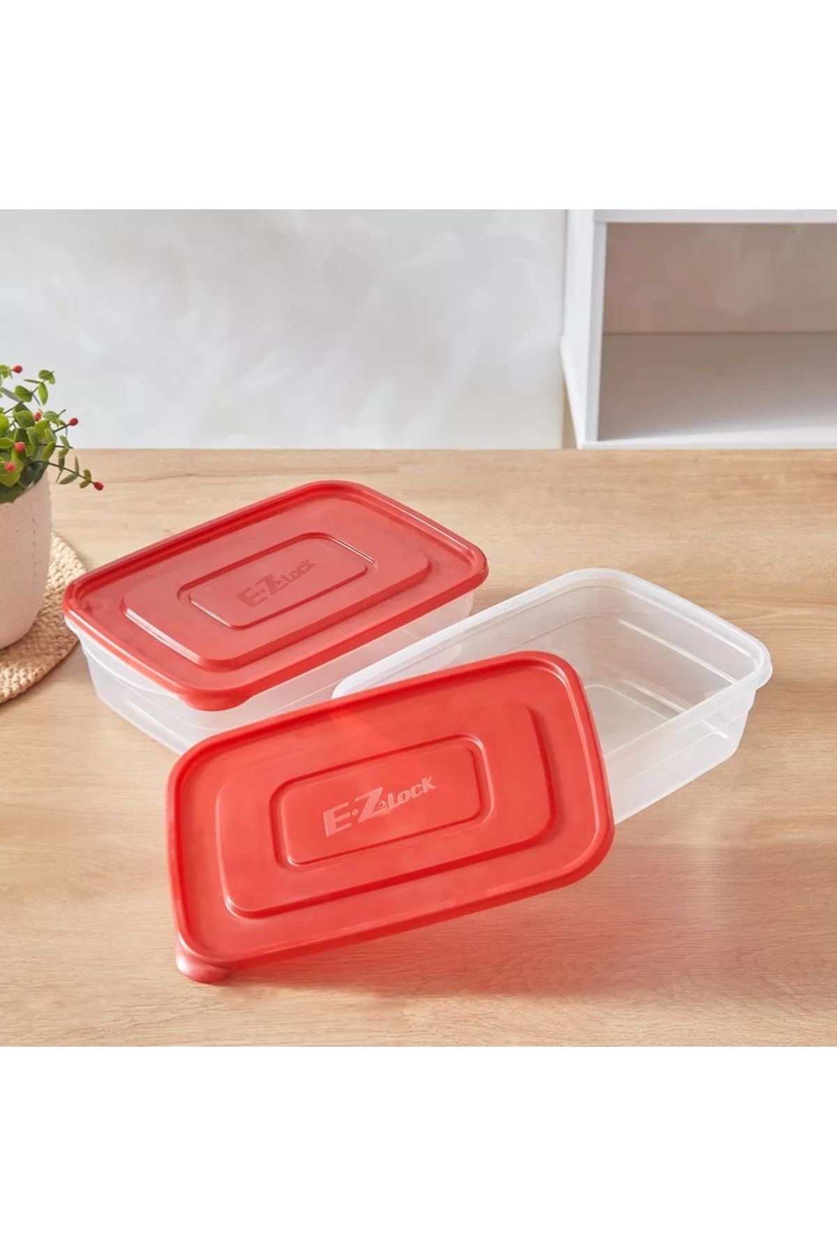 locknlock-EzLock Rectangle Container Set - 2.7L (Set of 2) 4