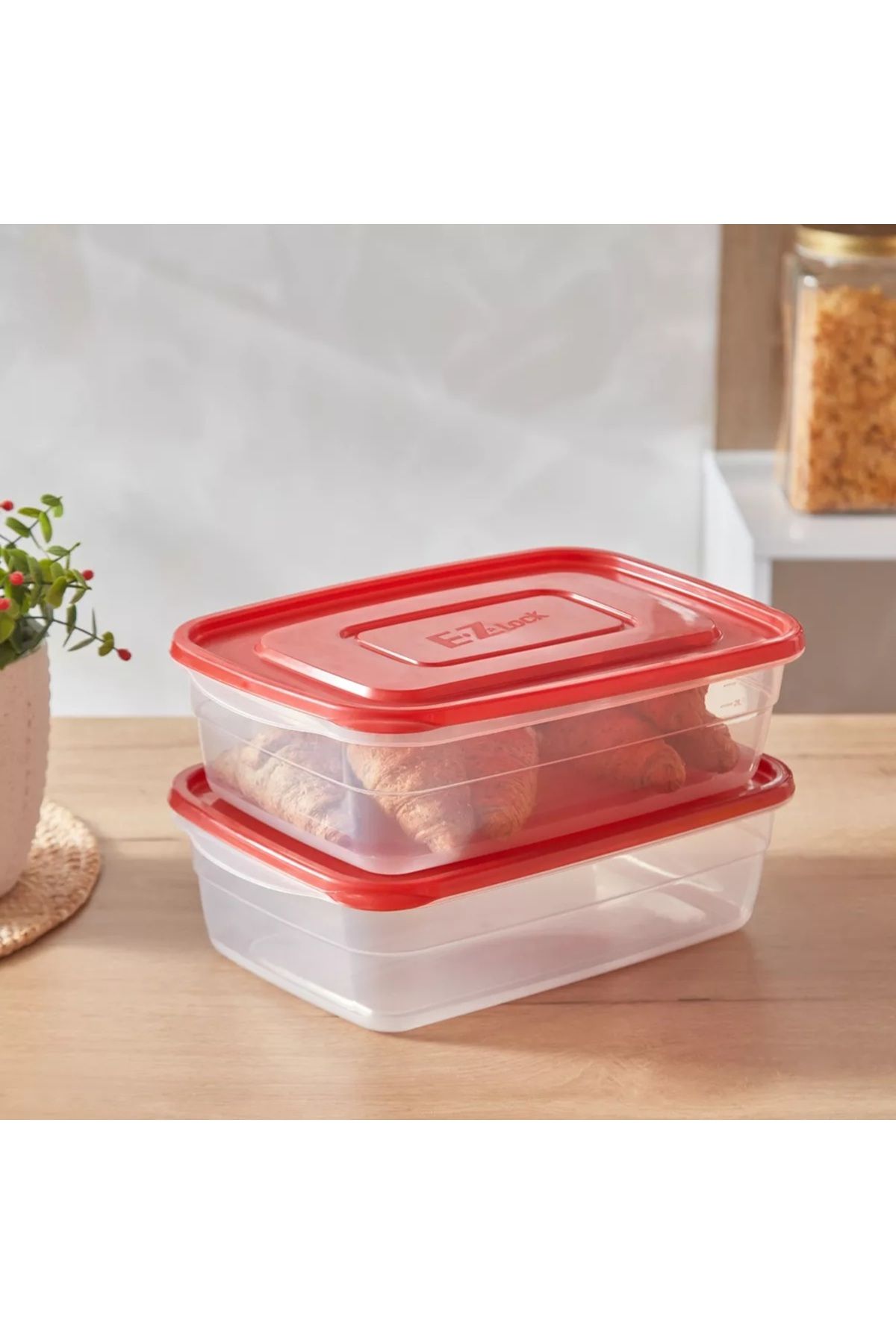 locknlock-EzLock Rectangle Container Set - 2.7L (Set of 2) 3