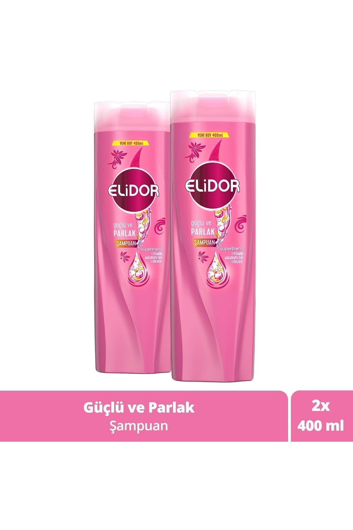 Elidor-Shampoo 400 ml Strong and Shiny X2 Pieces 1