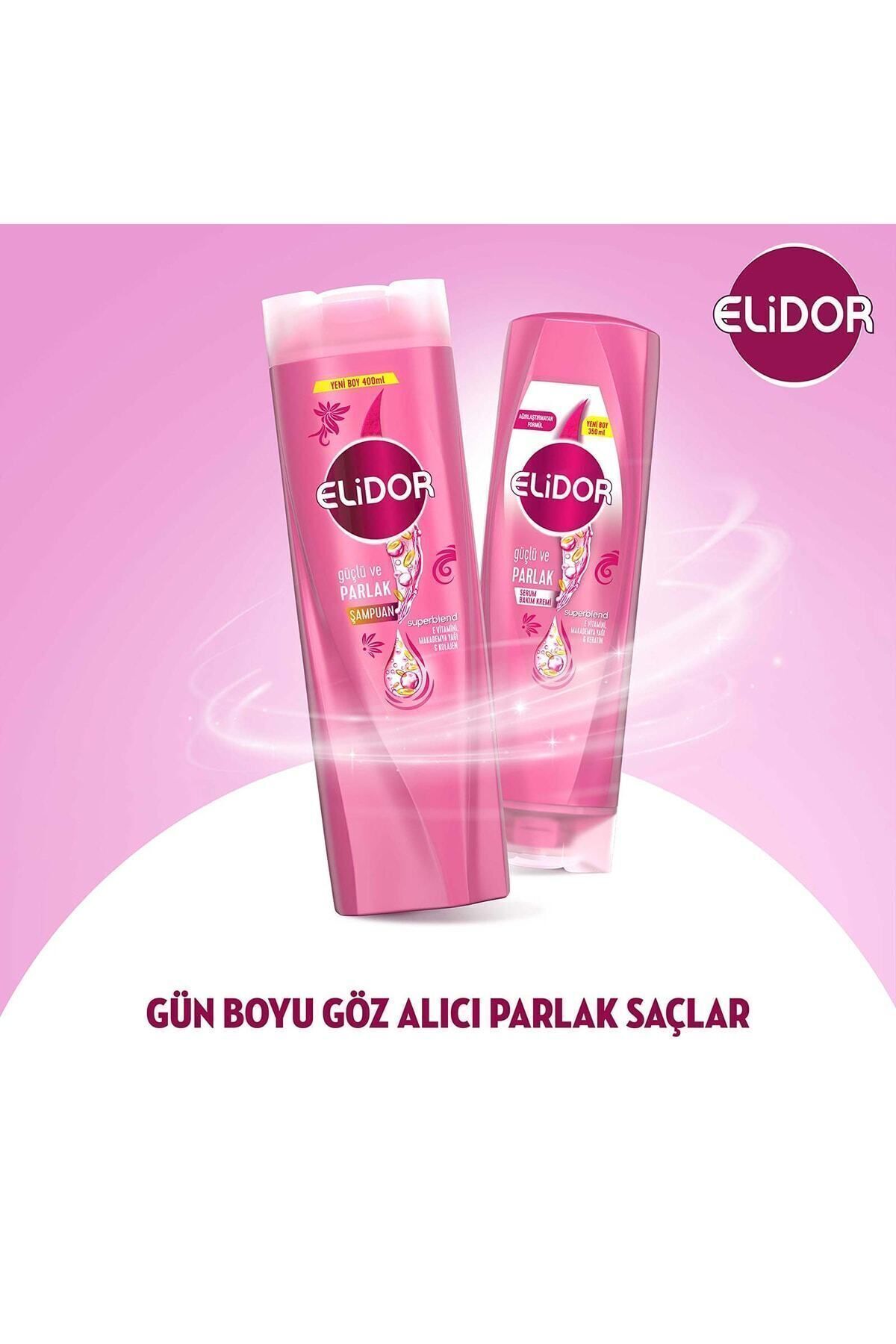 Elidor-Shampoo 400 ml Strong and Shiny X2 Pieces 6
