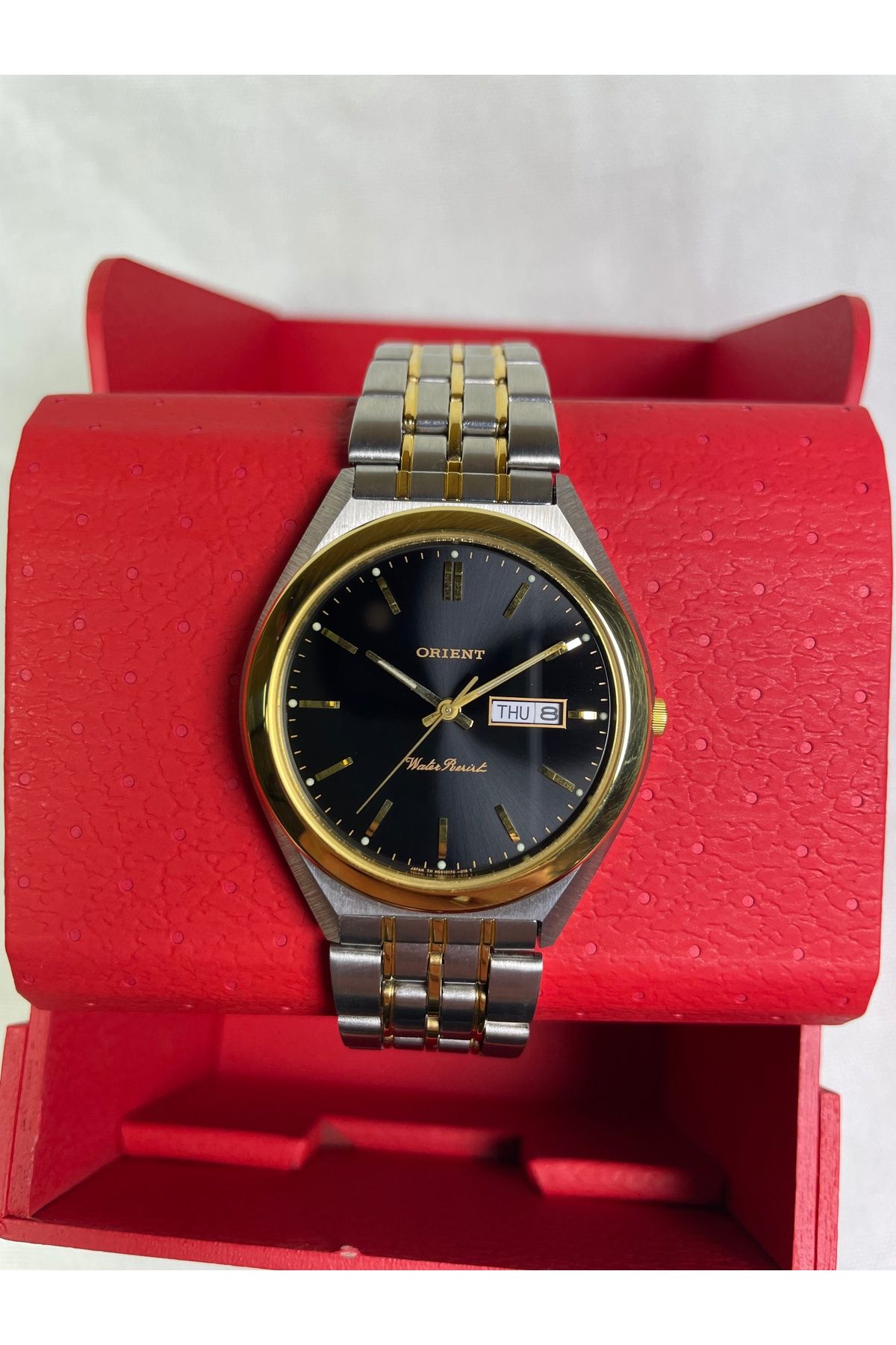 Orient BS902025111A Retro Model Gün & Ay Takvimli Siyah Kadranlı Lüks Erkek Kol Saati