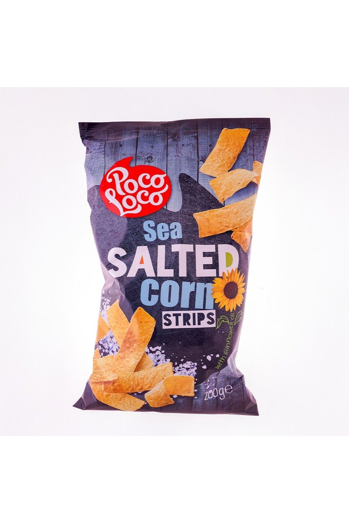 Poco Loco SEA SALTED CORN STRIPS 200 GR