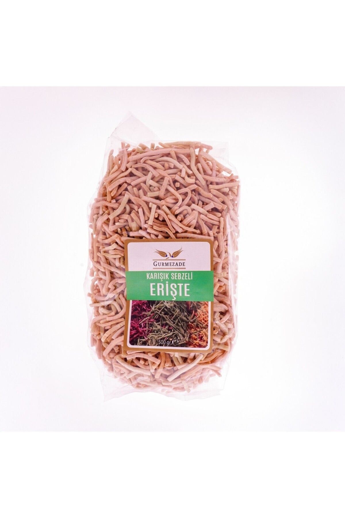 Gurmezade KARIŞIK SEBZELİ ERİŞTE 500 GR