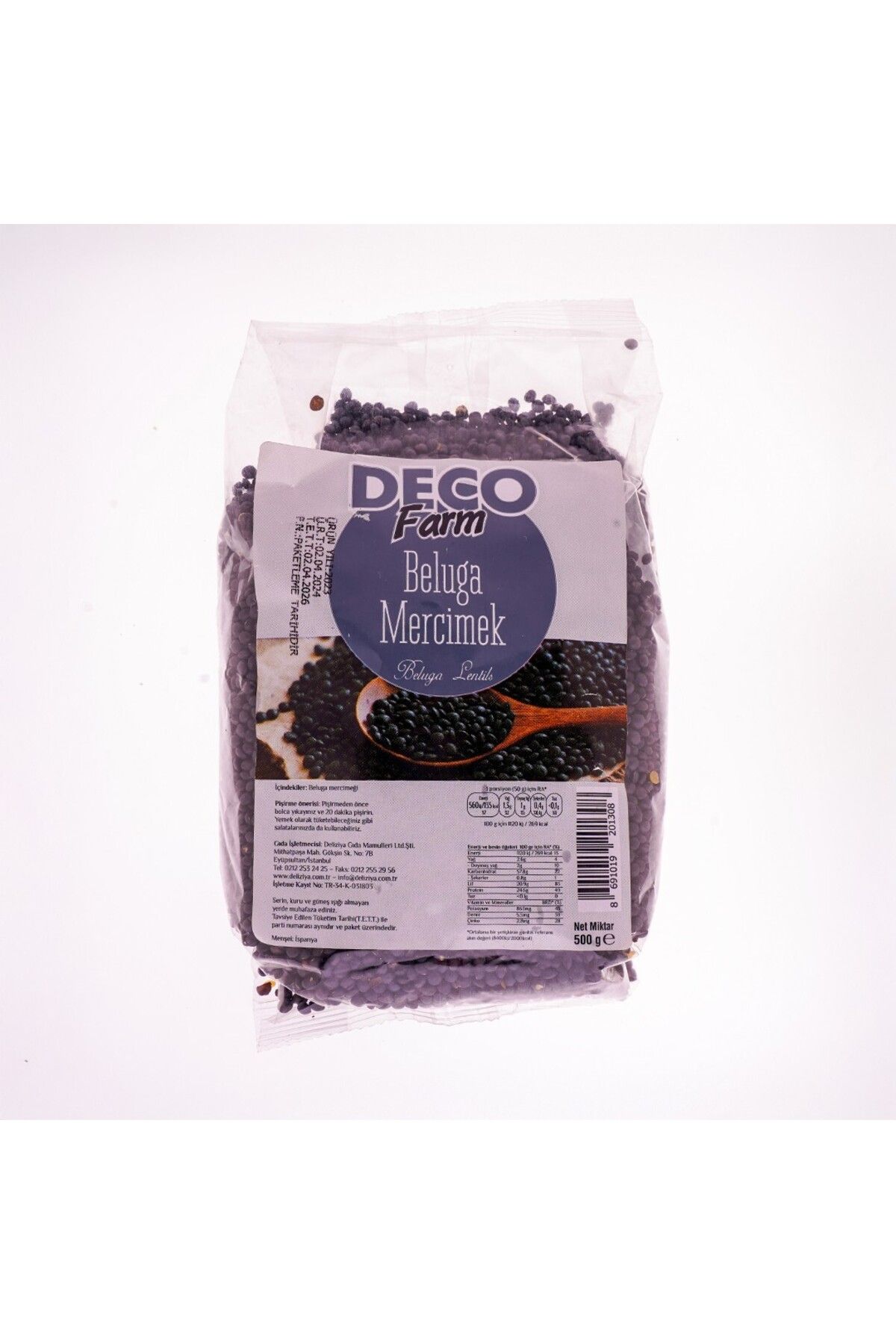 Deco Farm BELUGA MERCİMEK 500 GR