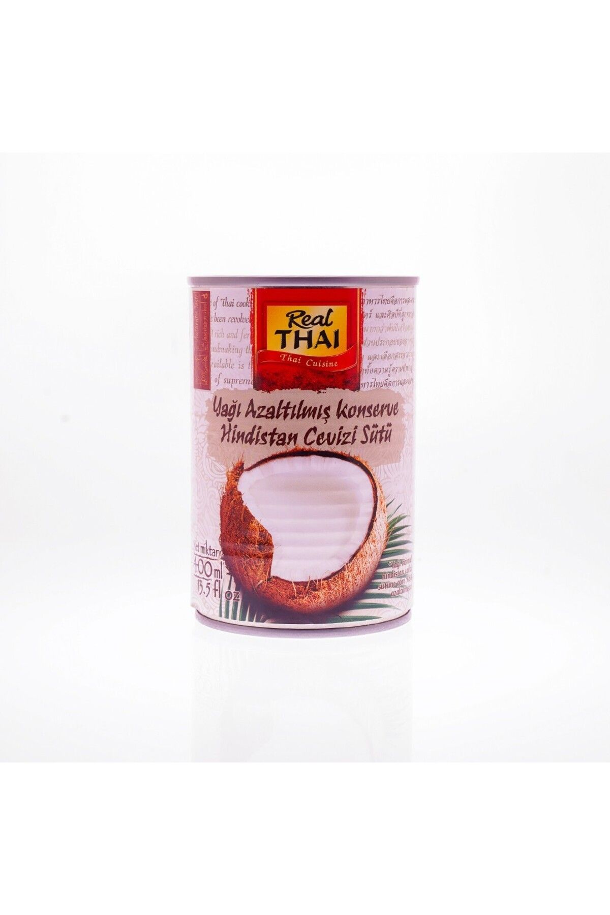 Real Thai YAĞI AZALTILMIŞ KONSERVE HİNDİSTAN CEVİZİ SÜTÜ 400 ML