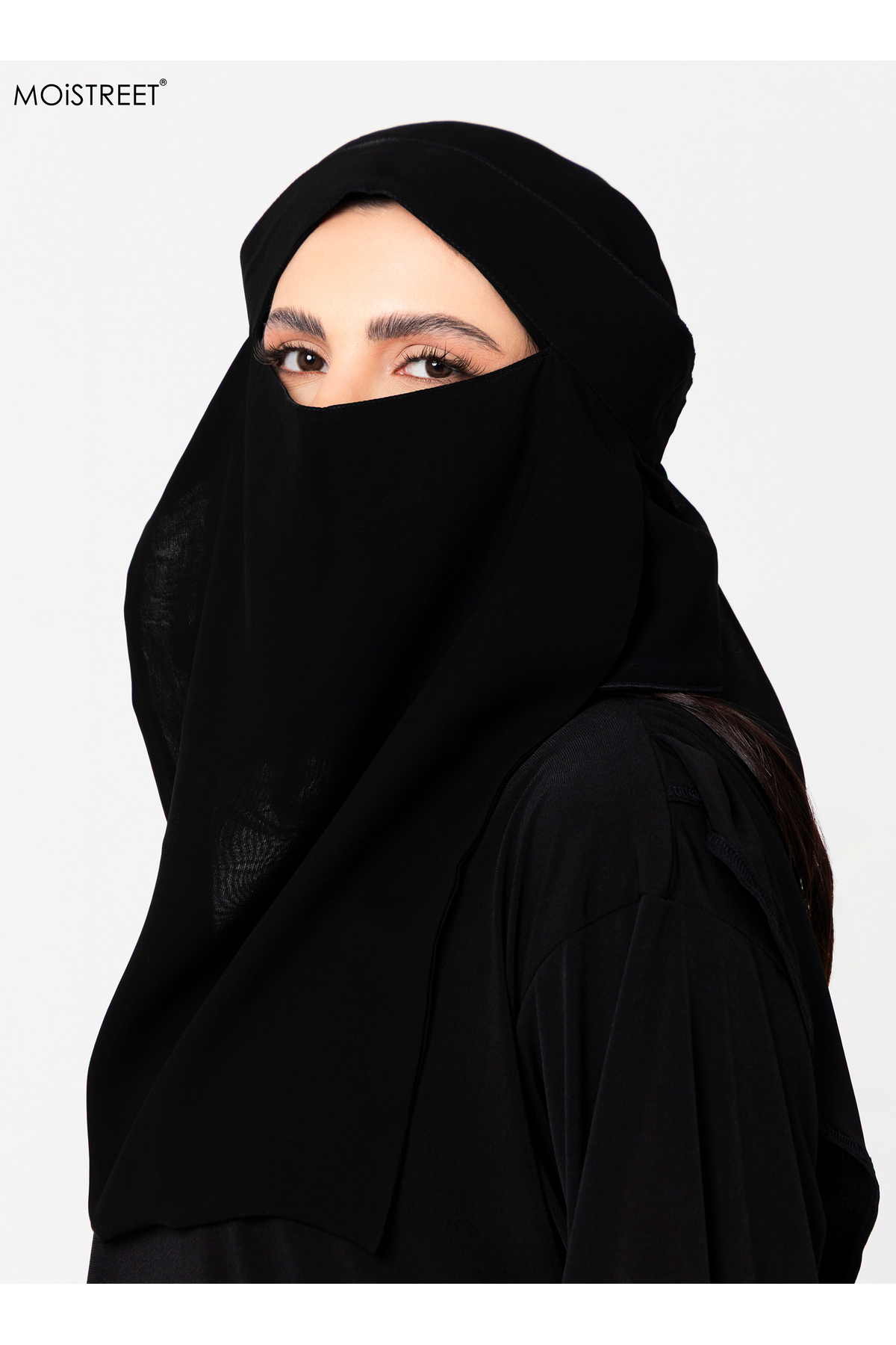 MOiSTREET-Niqab Wool Chiffon 2