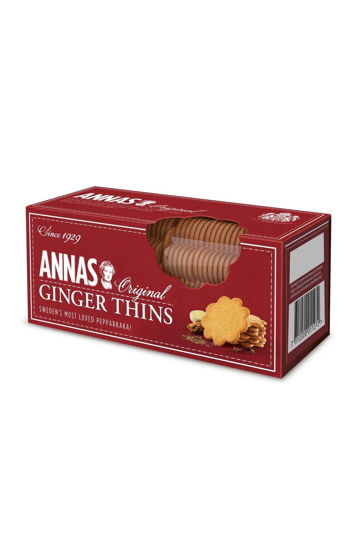 Annas GINGER THINS ZENCEFİLLİ BİSKÜVİ 150 GR