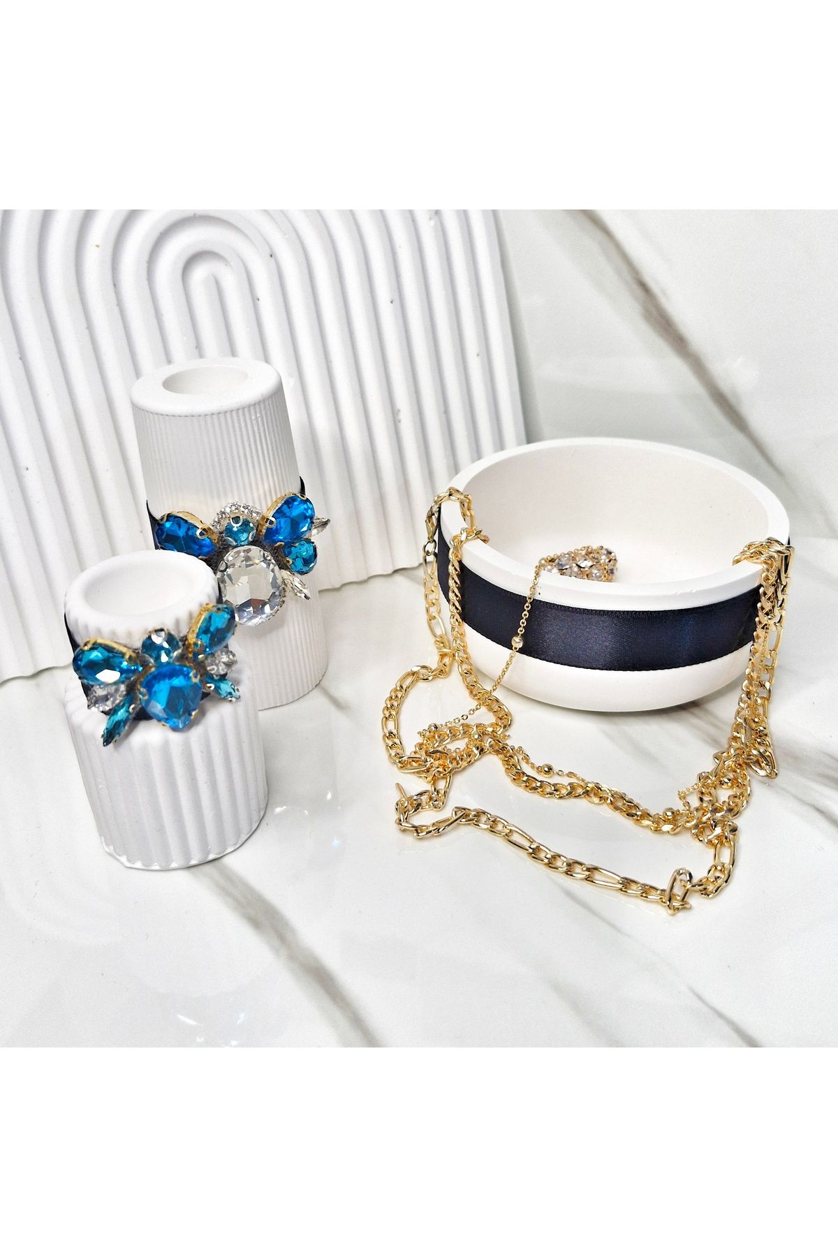 Pegubabycollection Lux Home Tealight Mumluk 2li Set