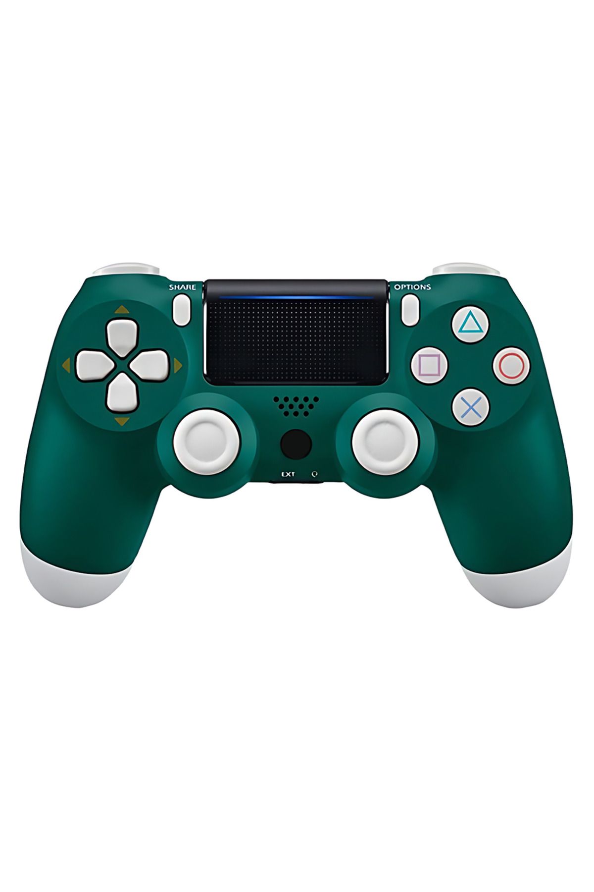 Teno-Controller Wireless DoubleShock Teno®, compatibil cu PS4, joystick-uri analog, alb/verde 1