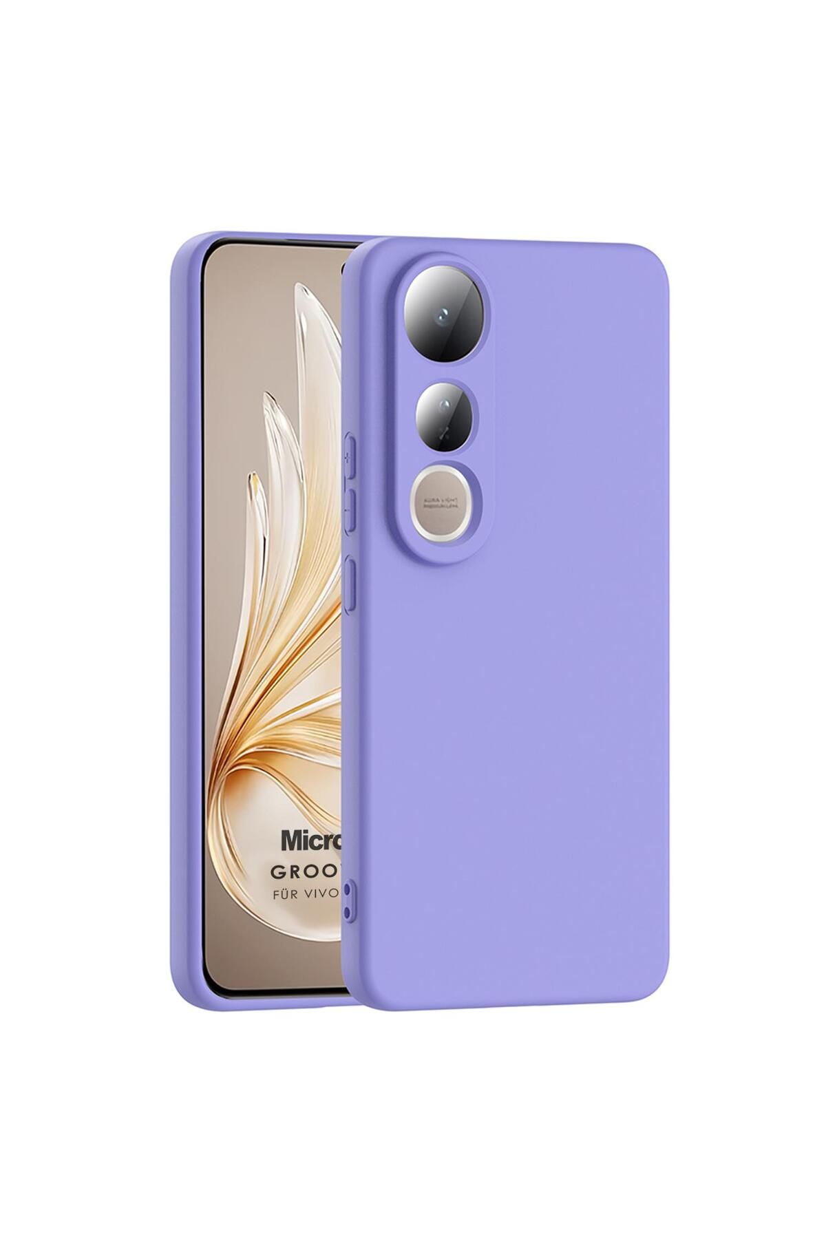 Microsonic Vivo V50 Lite 4G Kılıf Groovy Soft Lila