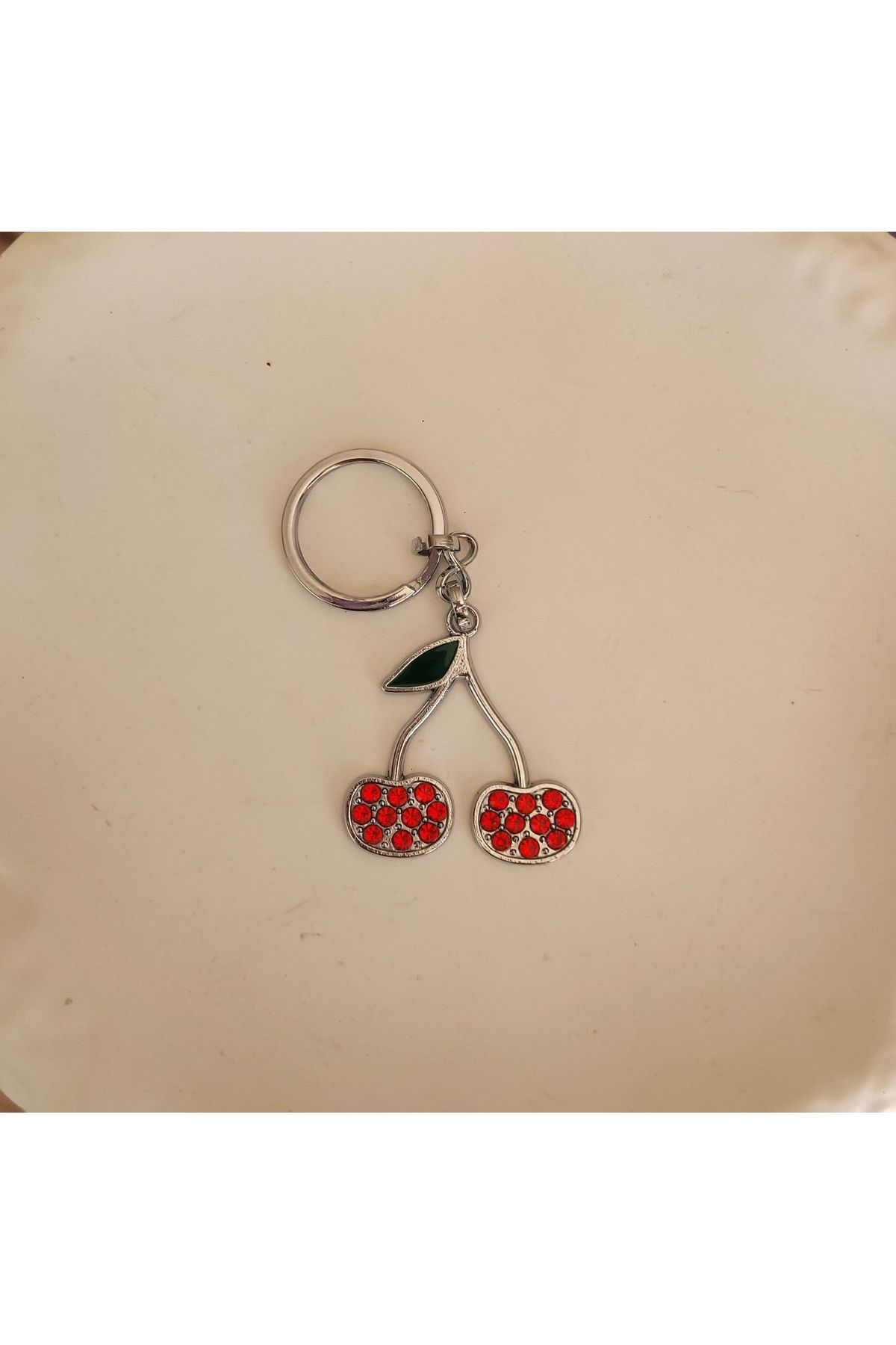 Karra Art Taşlı Lak Kaplama Anahtarlık Çanta Süsü