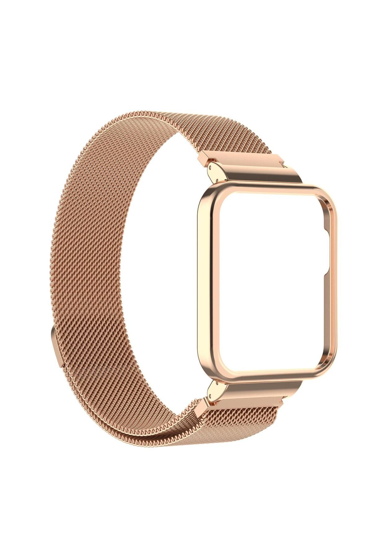 Microsonic Xiaomi Poco Watch Milanese Loop Kordon Rose Gold