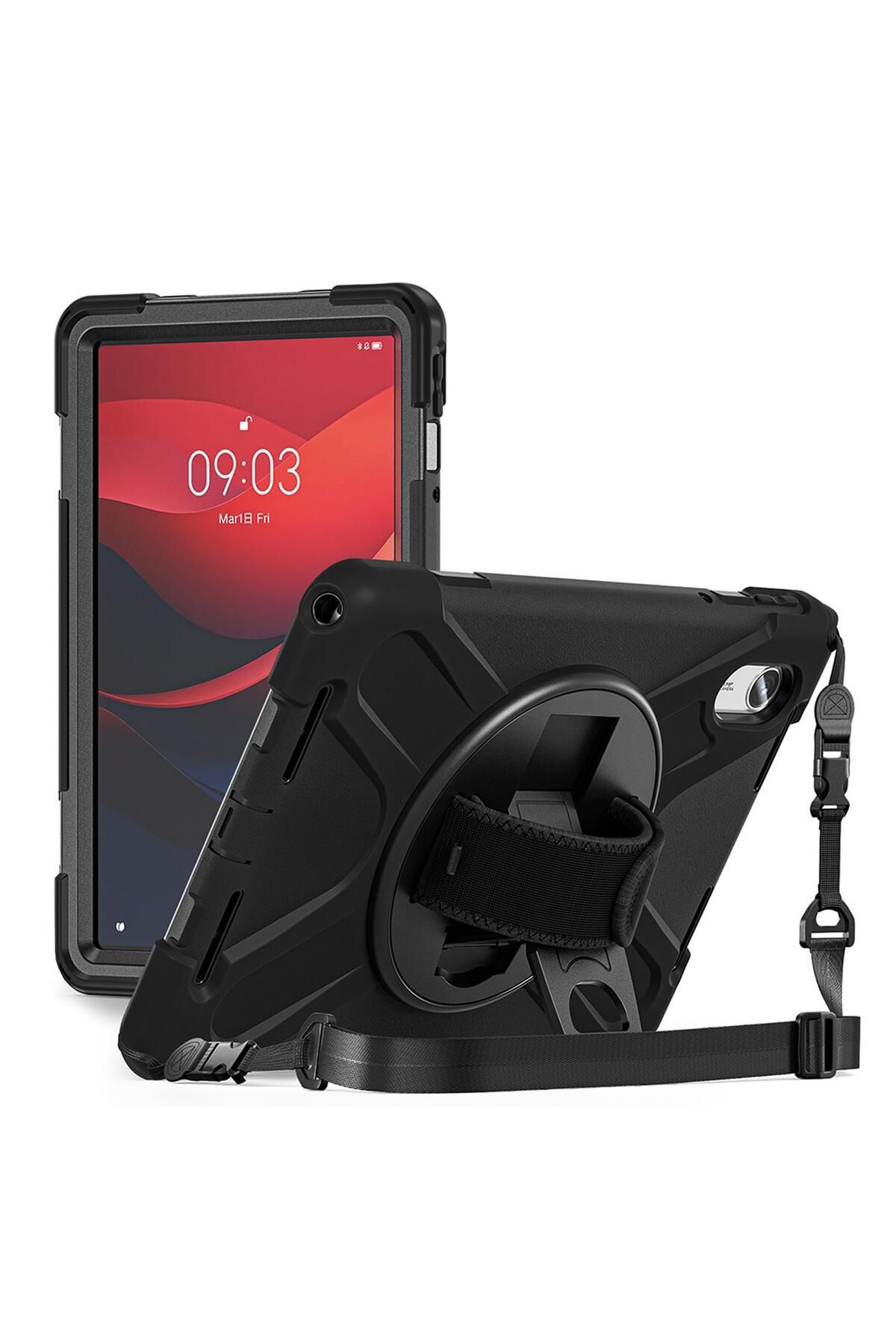 Microsonic Lenovo Tab M11 Kılıf Heavy Defender Siyah