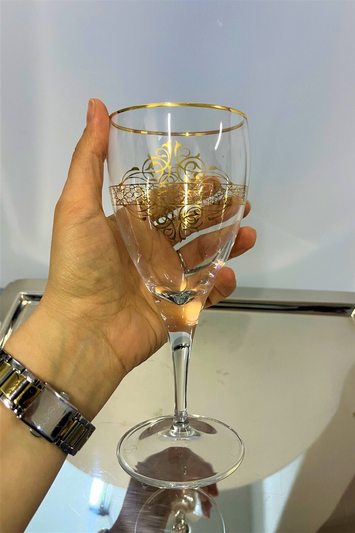 DECOSTYLE PAŞABAHÇE 44876 VENÜS DEKORLU 6 lI KADEH BARDAK 320 cc