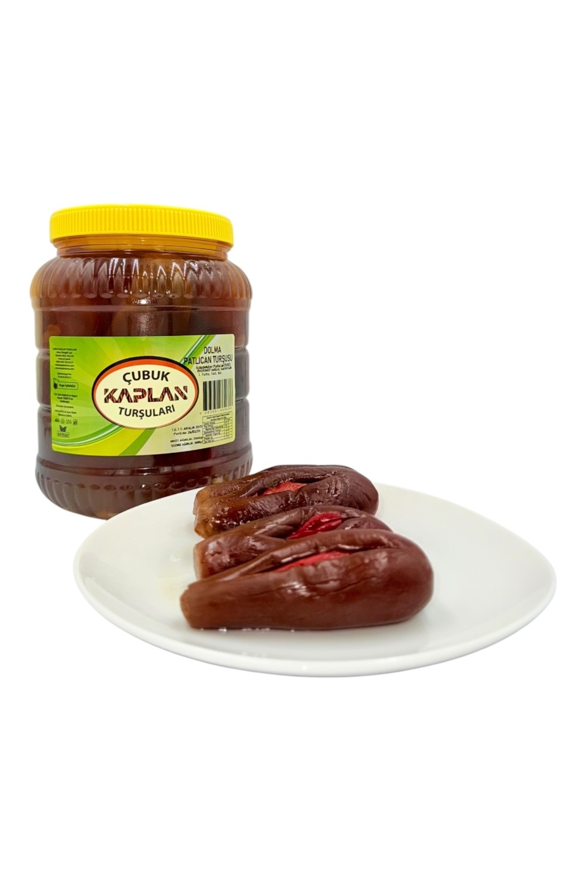 çubuk kaplan turşuları 2 KG PATLICAN DOLMA TURŞUSU