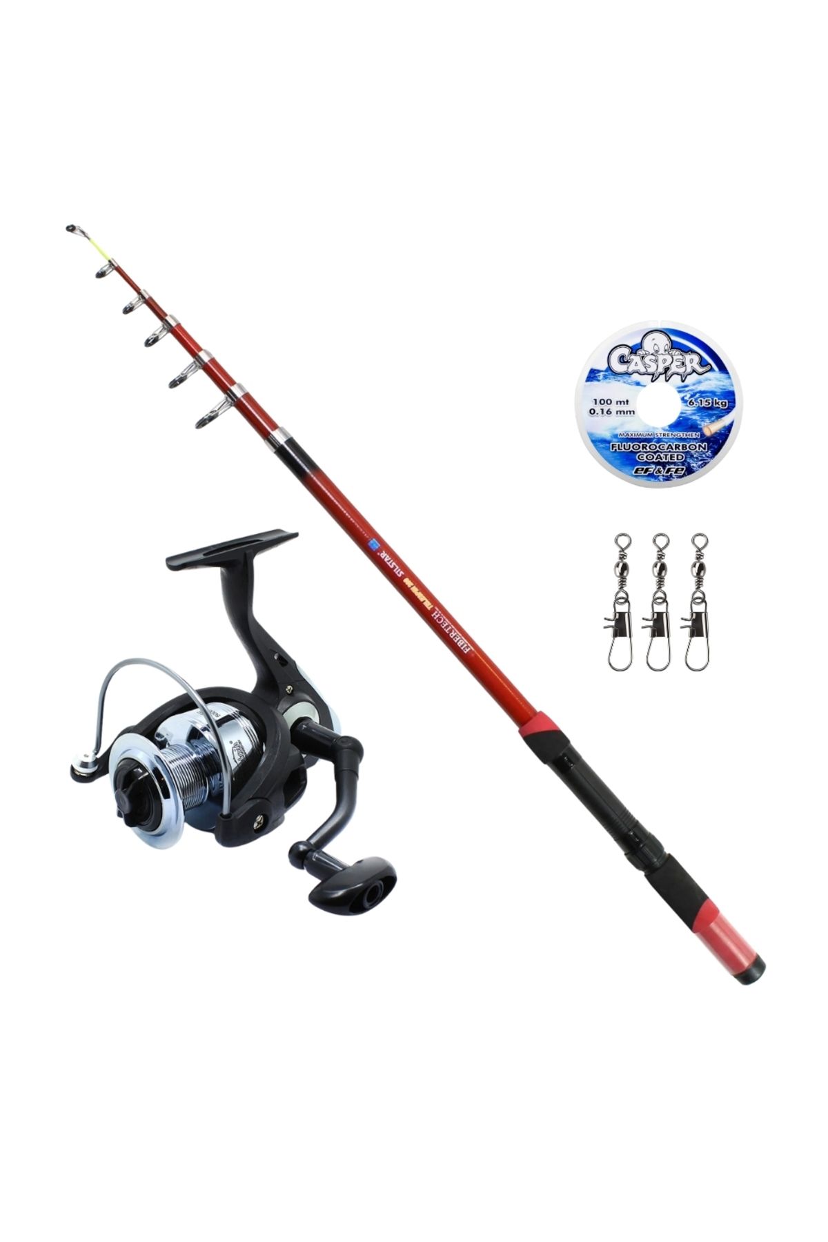 avmania Olta Seti 360cm 40-80gr kamış 5000lik makine misina ve klips