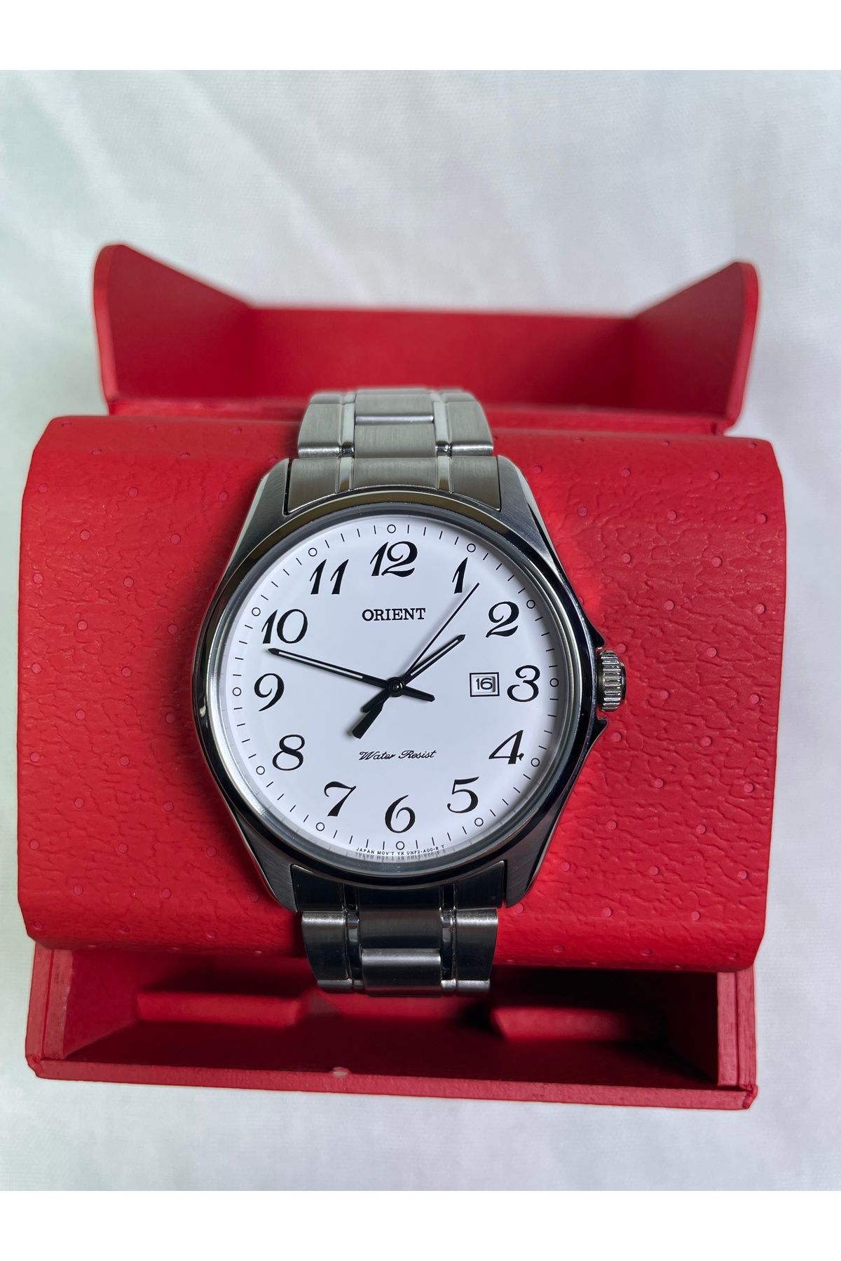 Orient BS902025119A Retro Model Takvimli Beyaz Kadranlı Büyük Rakamlı Günlük Erkek Kol Saati
