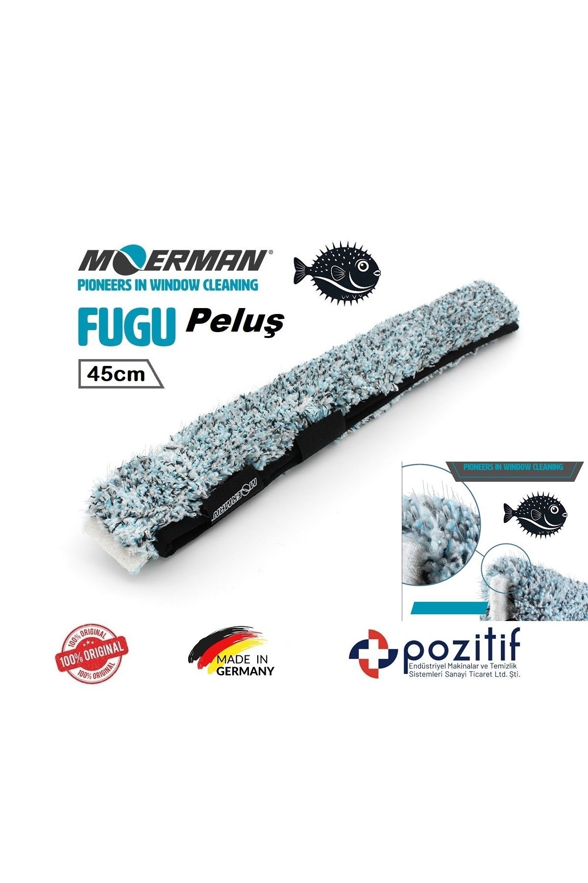 Moerman Cam Peluşu Yedek 45 cm – FUGU ( Pulex Ve Unger Peluş Aparatı Uyumlu)