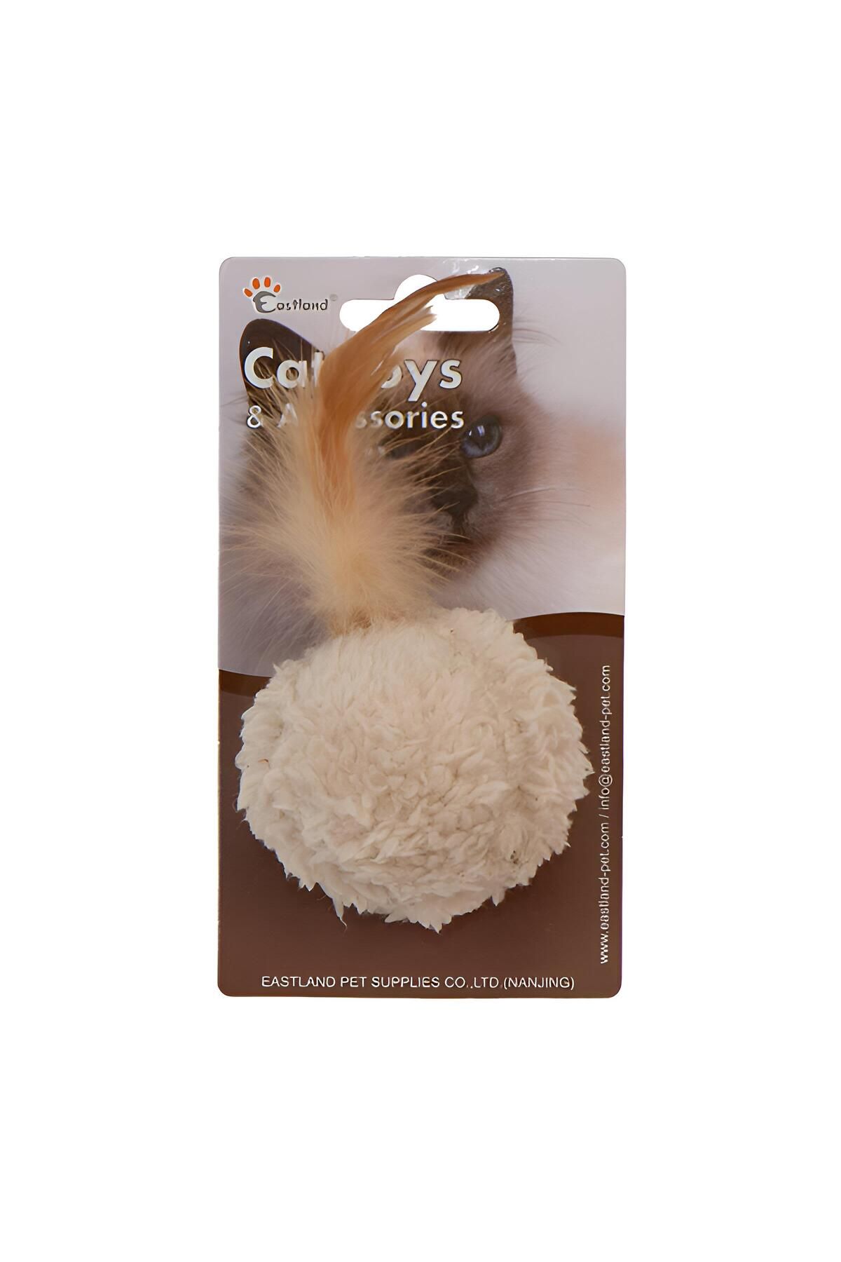 Eastland Catnipli Tüylü Keçe Top Kedi Oyuncağı 5cm
