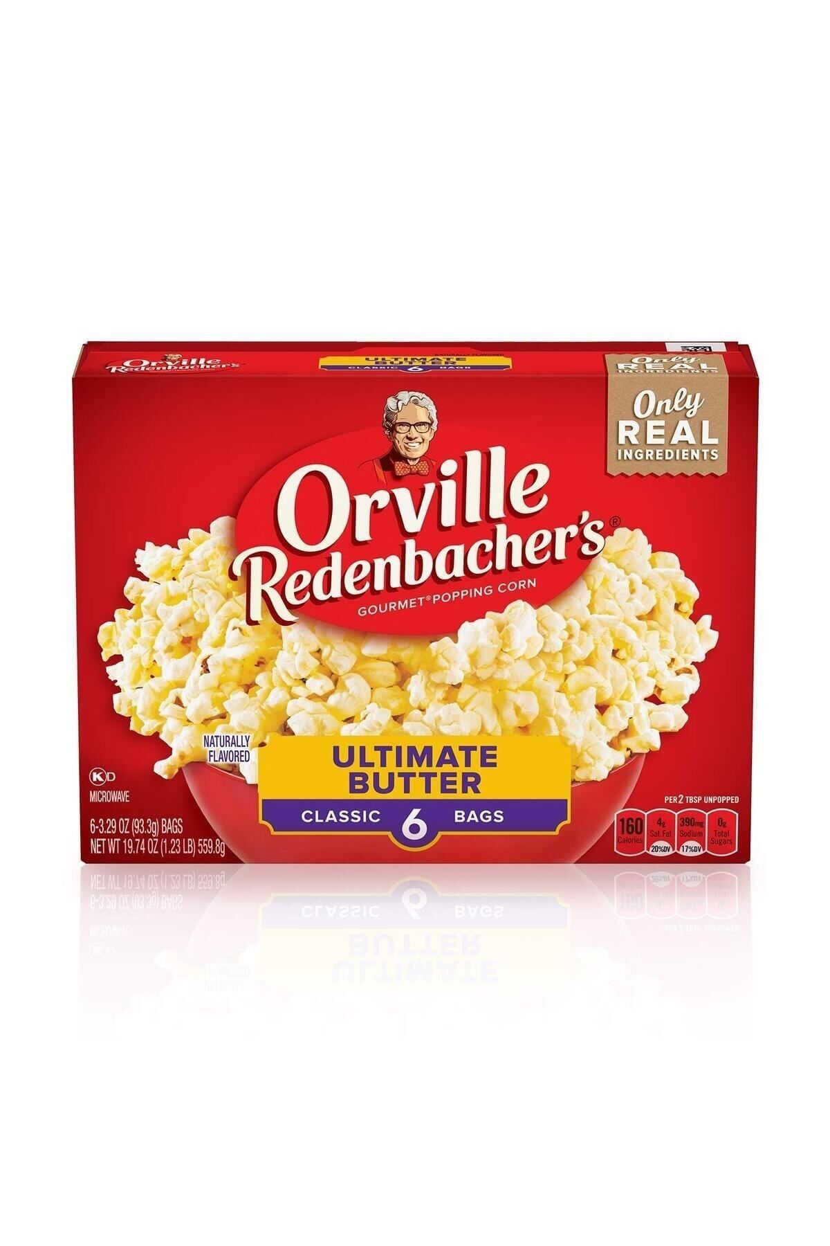 Orville Redenbacher s Orville Redenbacher’s Ultimate Butter Flavor Microwave Popcorn 6'lı Paket 3.29 oz 93
