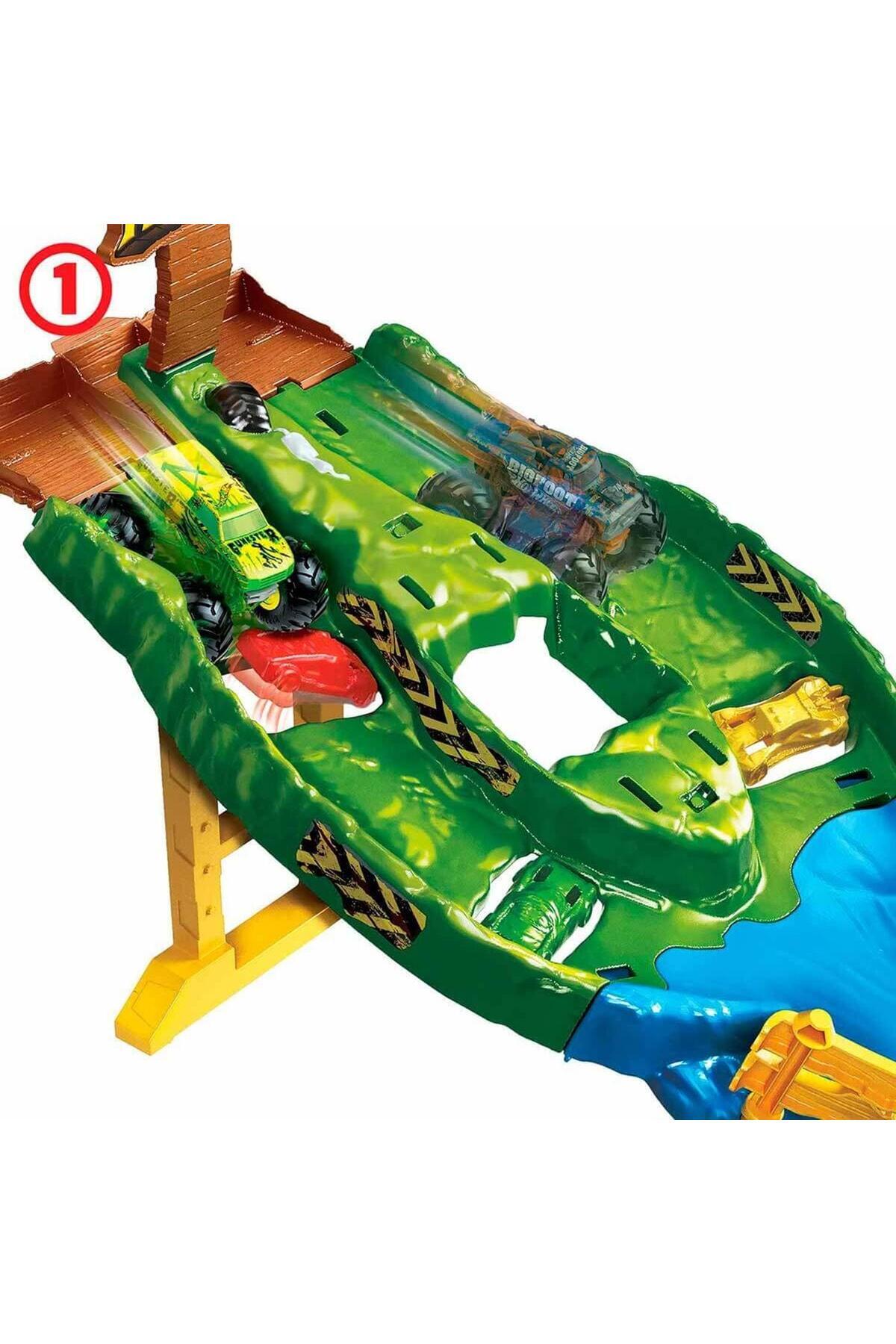 HOT WHEELS ® Monster Trucks Heyecanlı Yarışlar Oyun Seti | HGV12 fotoğrafı 5 (önizleme)