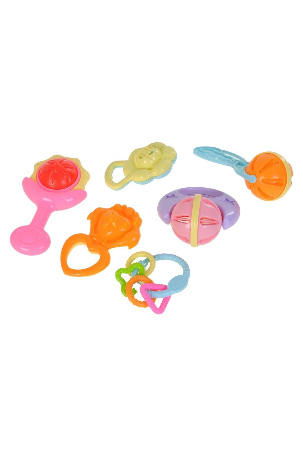 hak-iş oyuncak 6'lı Çıngırak Set