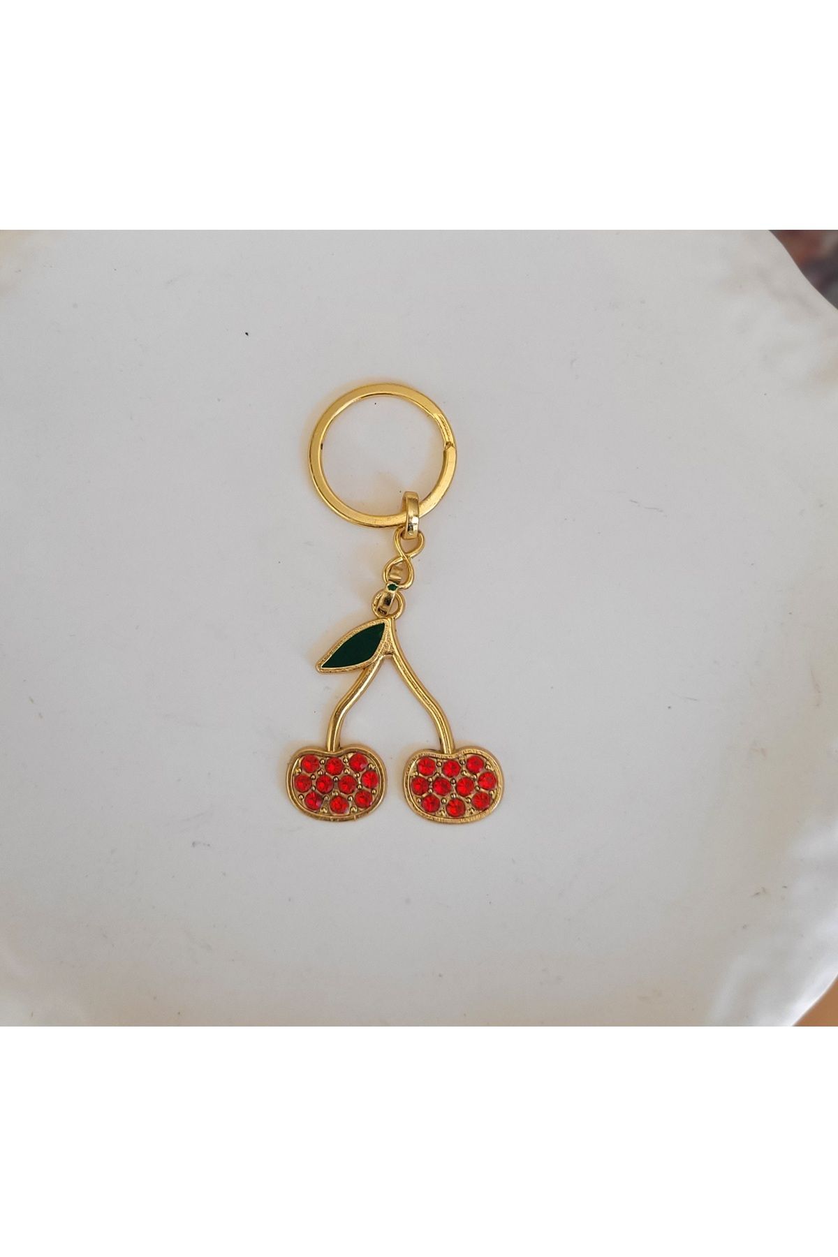Karra Art Taşlı Lak Kaplama Anahtarlık Çanta Süsü